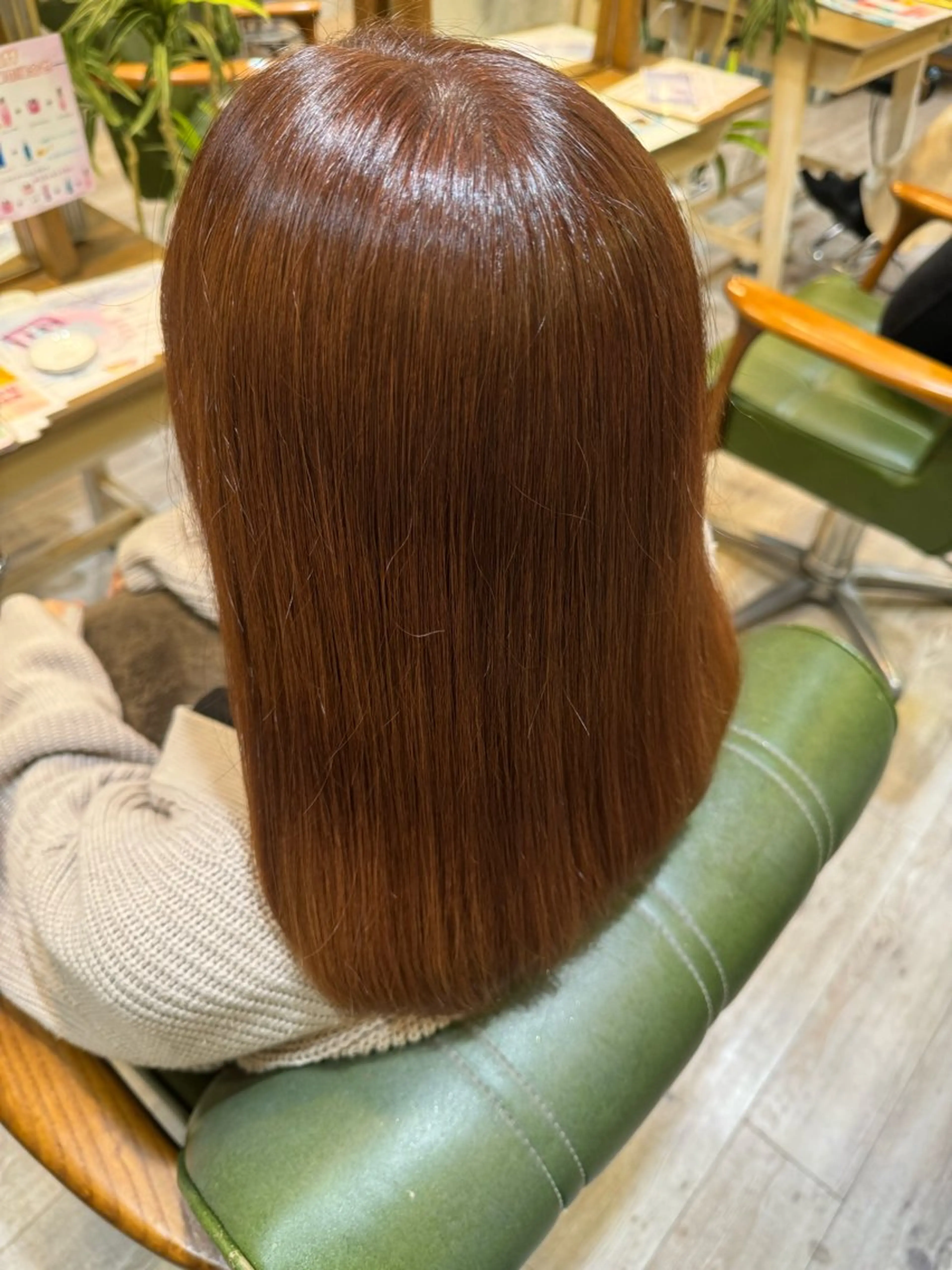 ミディアム カット ヘアカラー 🦋ふくい あやの🦋のヘアスタイル