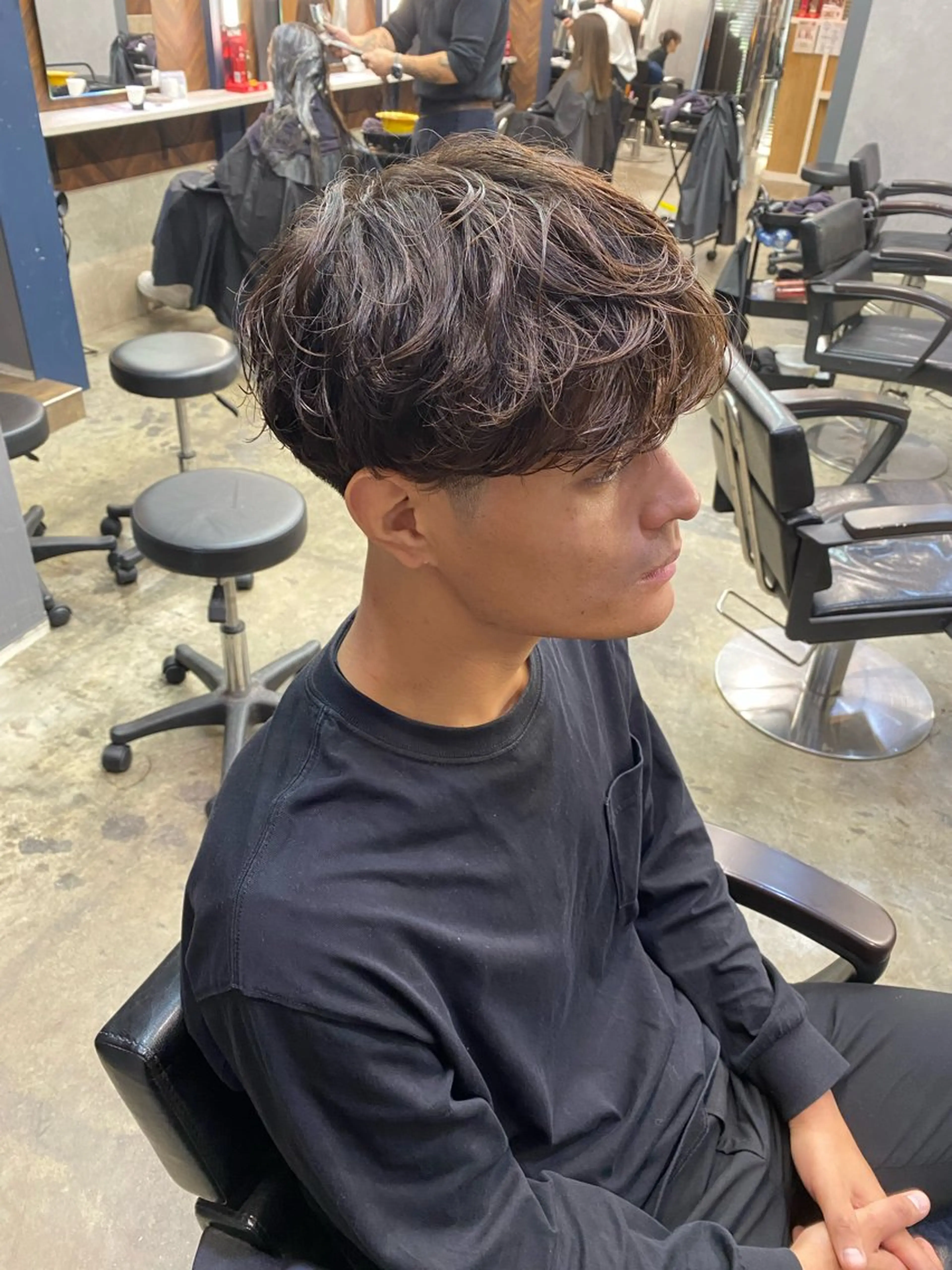 パーマ メンズ マッシュ メンズパーマ ニュアンスパーマ カット パーマ PEYP prod ICON所属・パーマ/ケアブリーチ /博多/YOSUKEのヘアスタイル