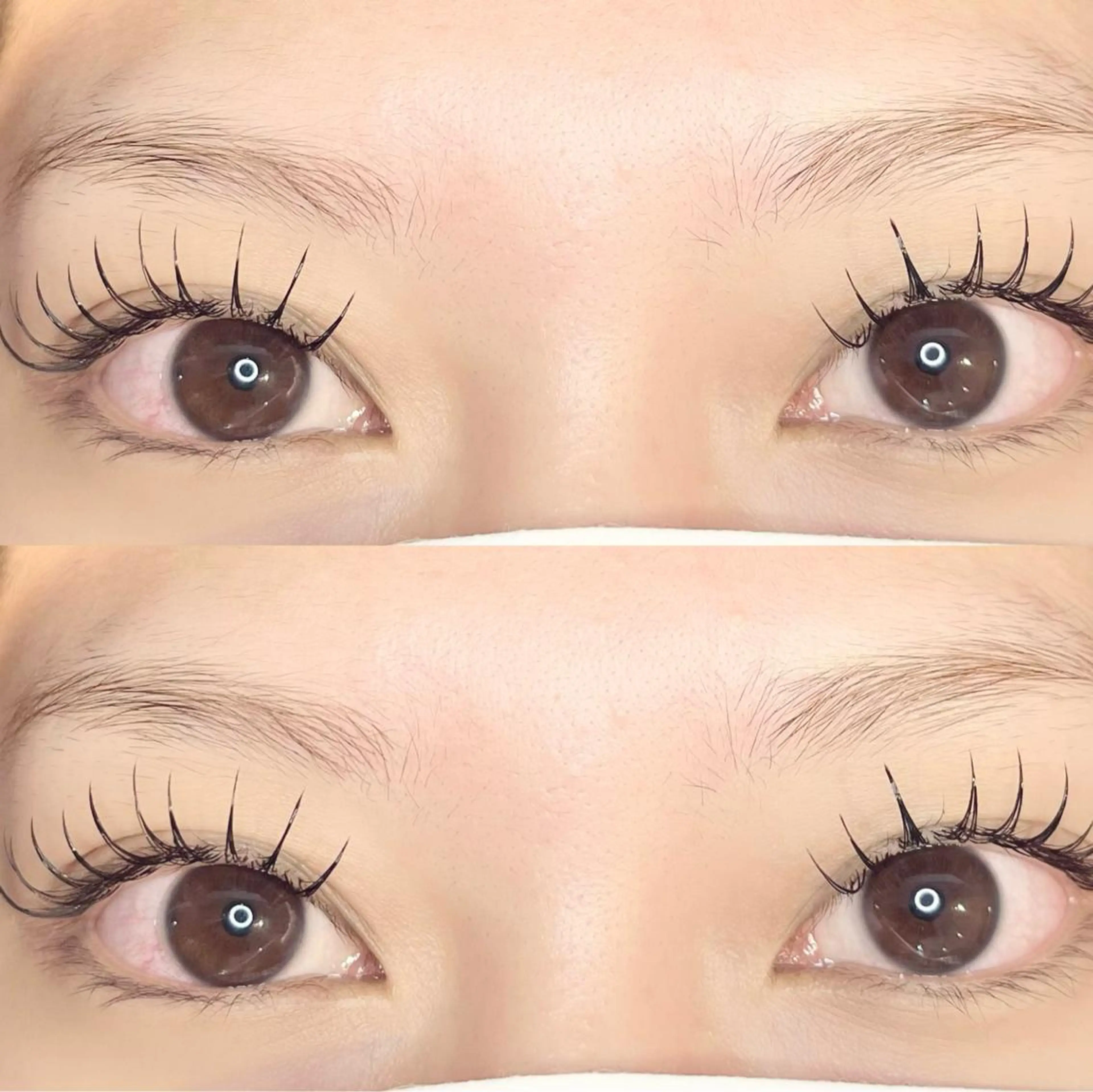 マツエク・マツパ フラットラッシュ 堀内 優衣💗パリジェンヌのマツエク・マツパデザイン