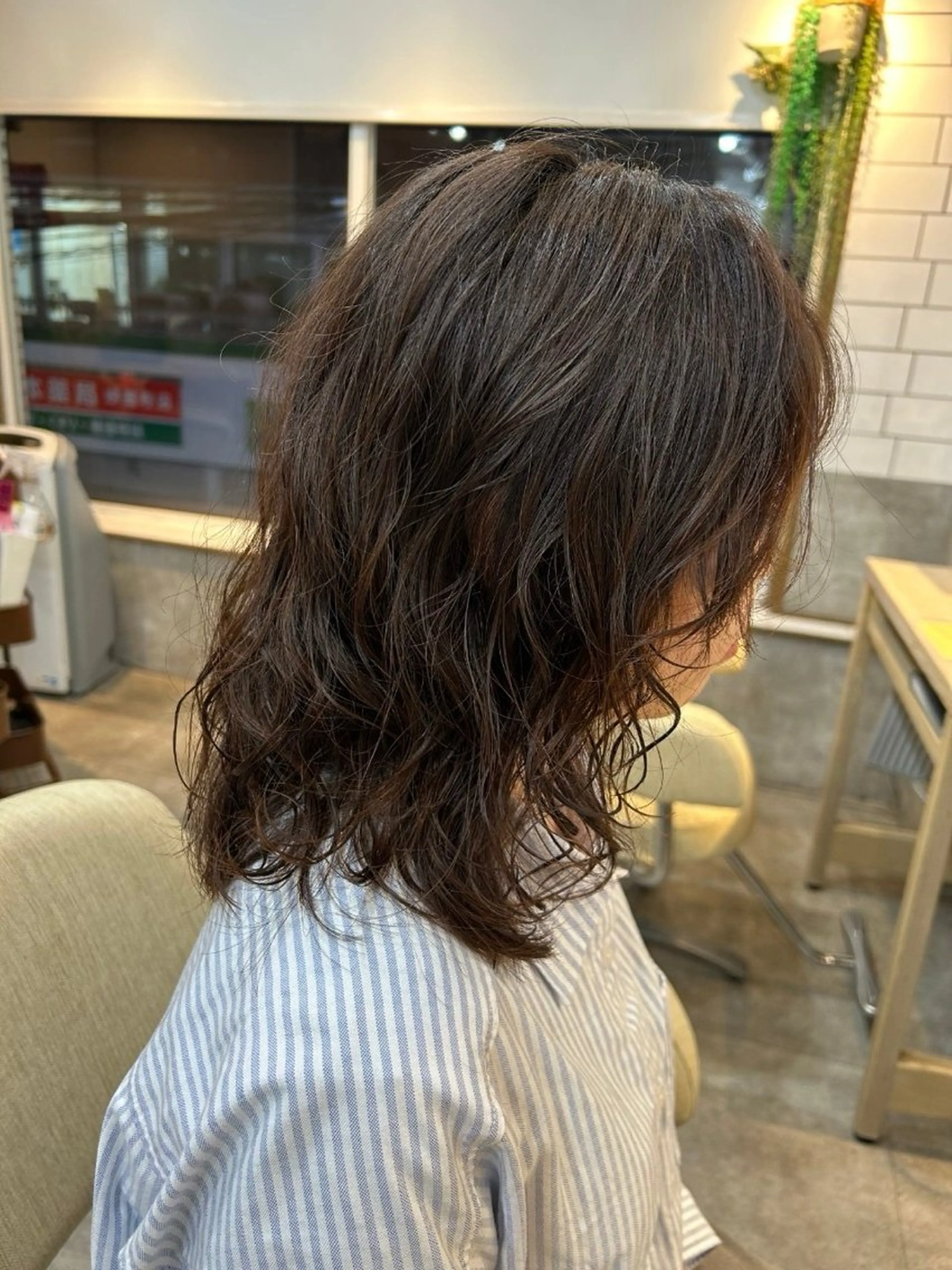 ミディアム パーマ すなが/ハイライト モデル募集中のヘアスタイル