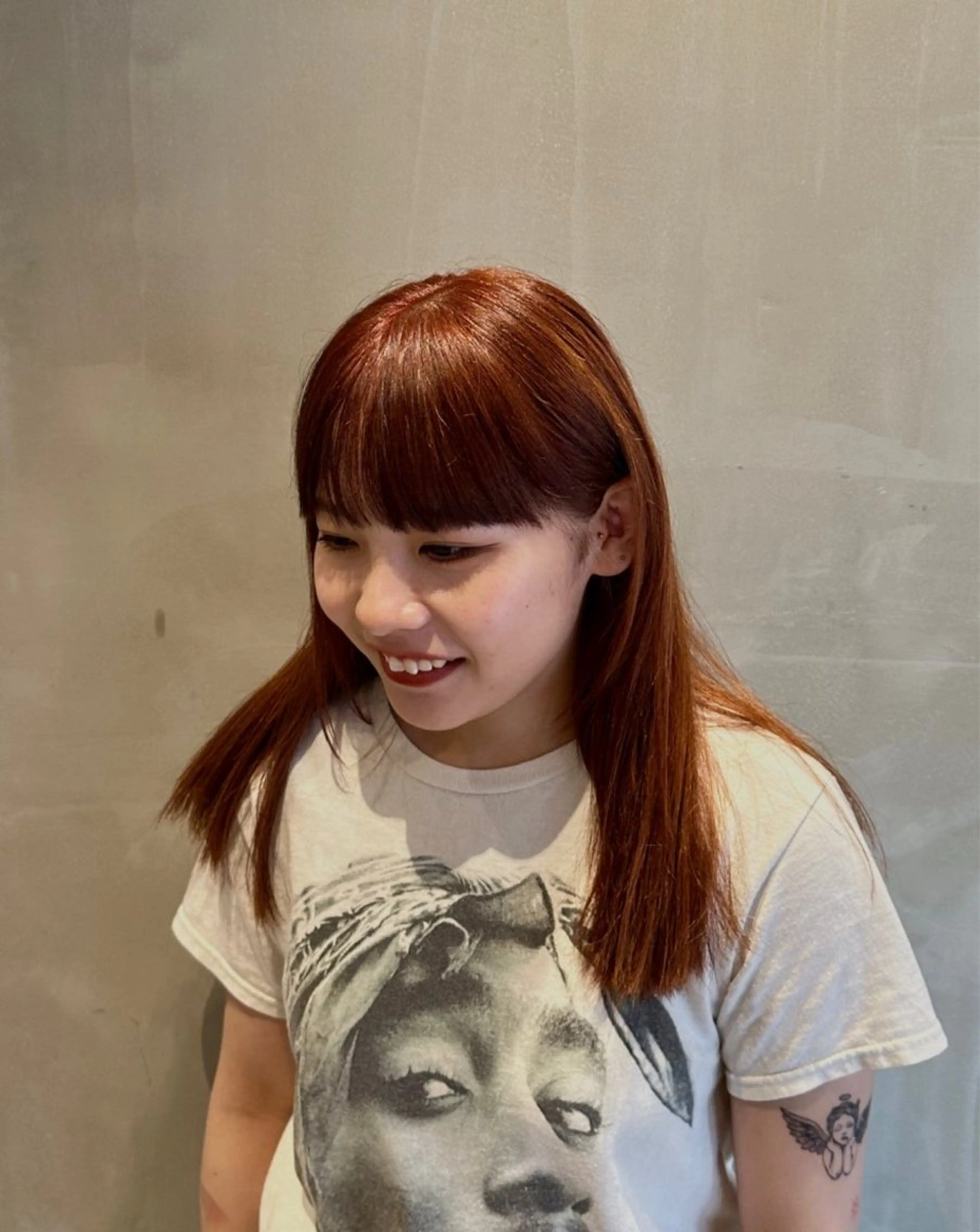 ロング カラー あゆみ︎︎✮／ 暖色カラー／レイヤーのヘアスタイル