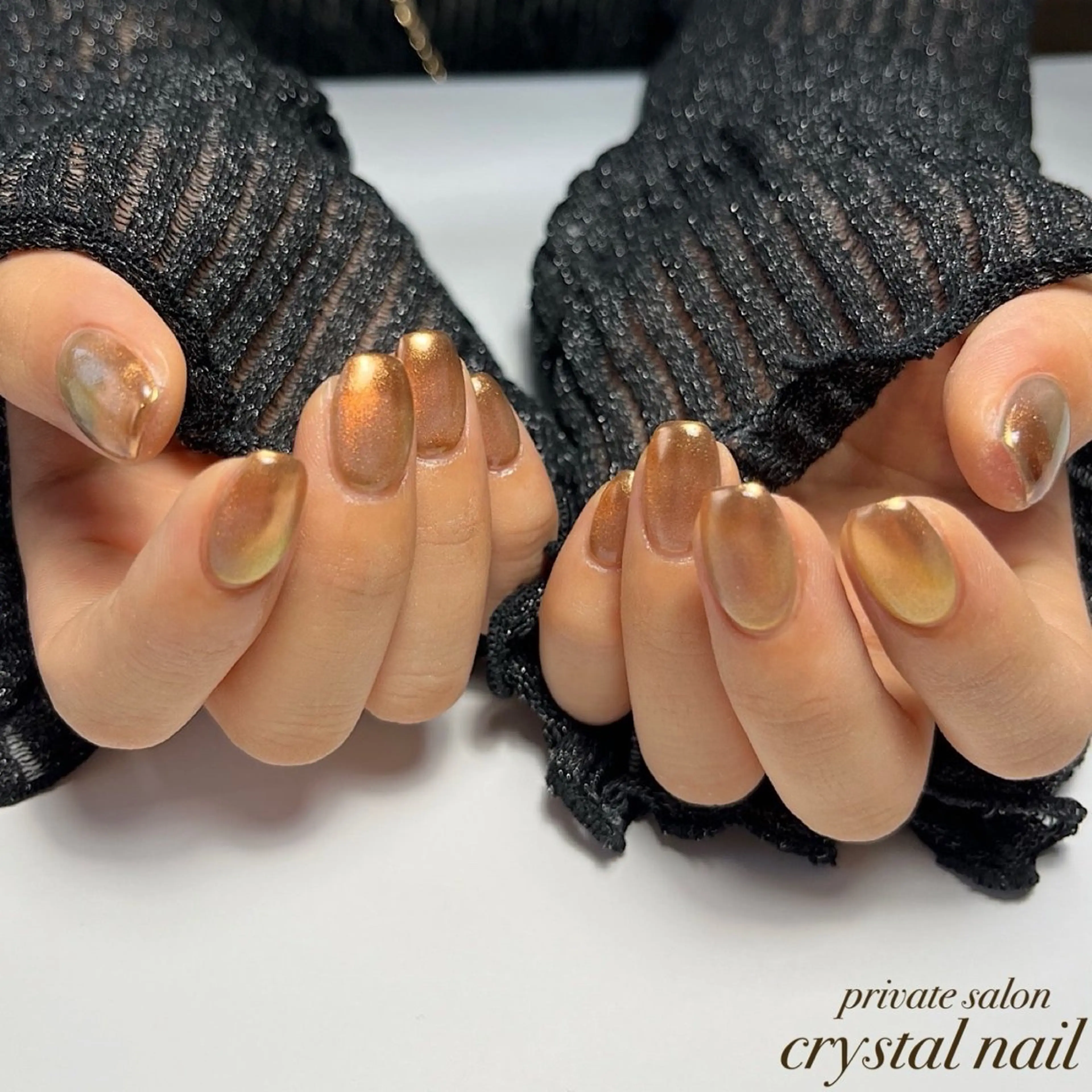 ネイル ミラーネイル Crystal Nailのネイルデザイン