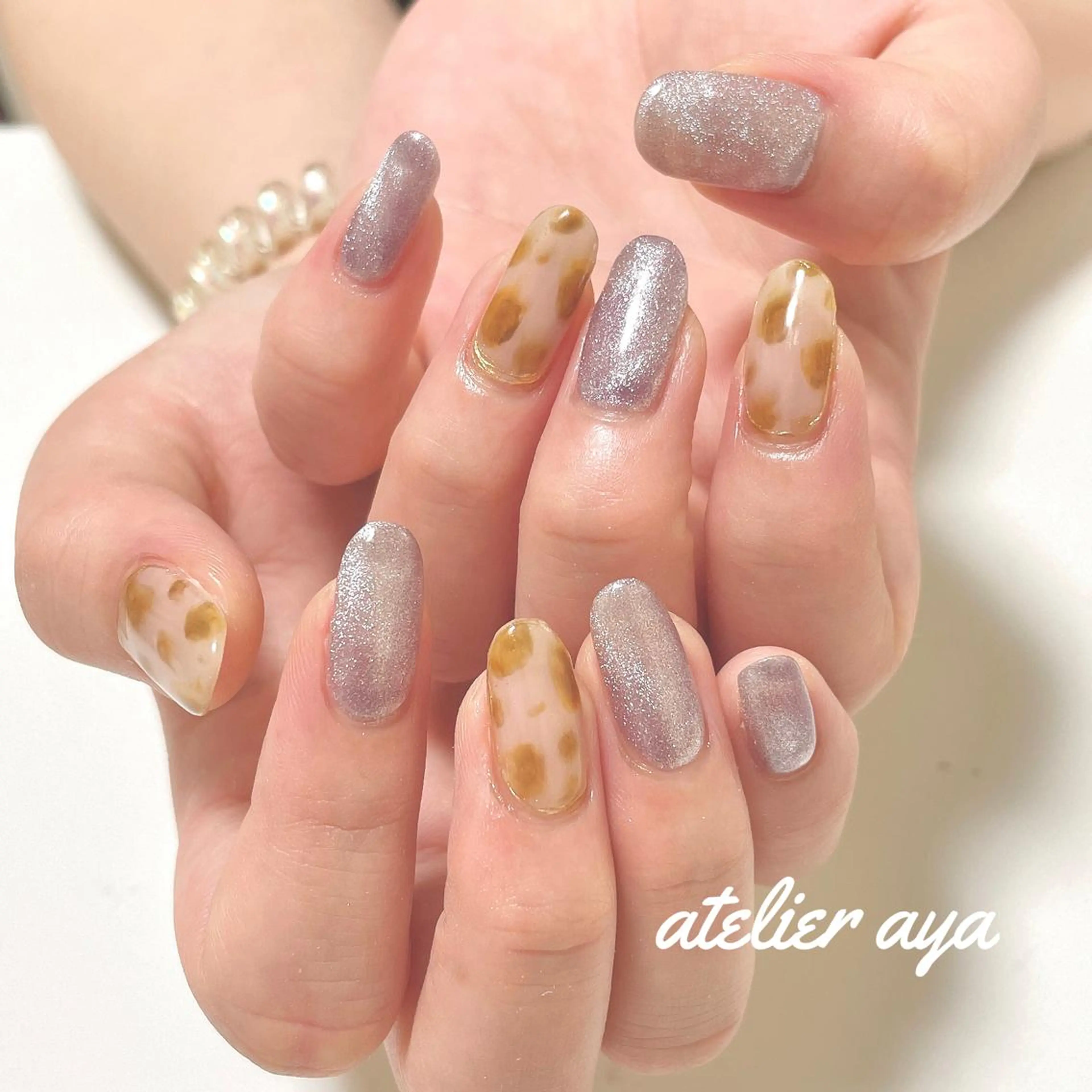 ネイル マグネットネイル 北名古屋♡ ayanaのネイルデザイン