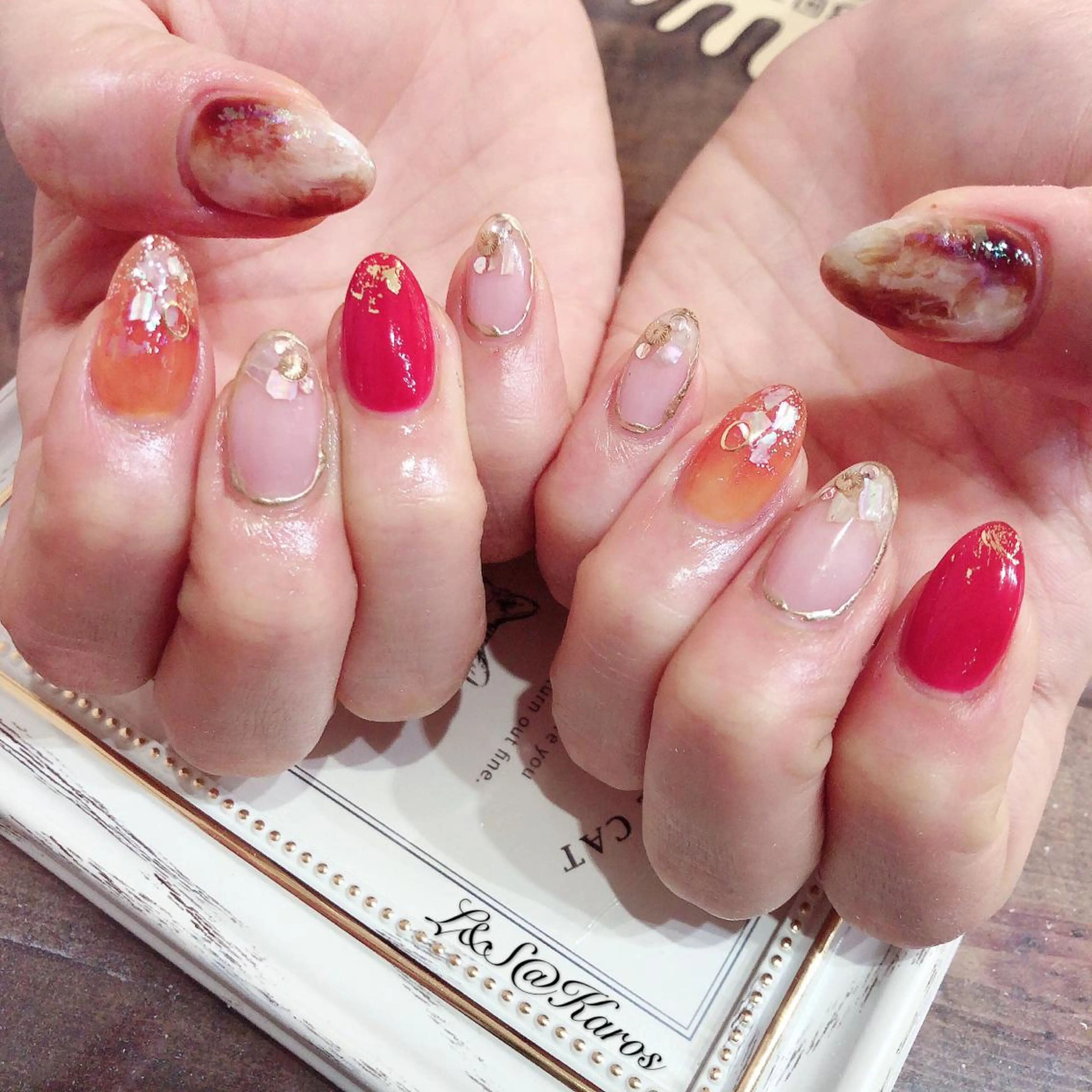 ネイル ハンドネイル L&S@ Karosのネイルデザイン