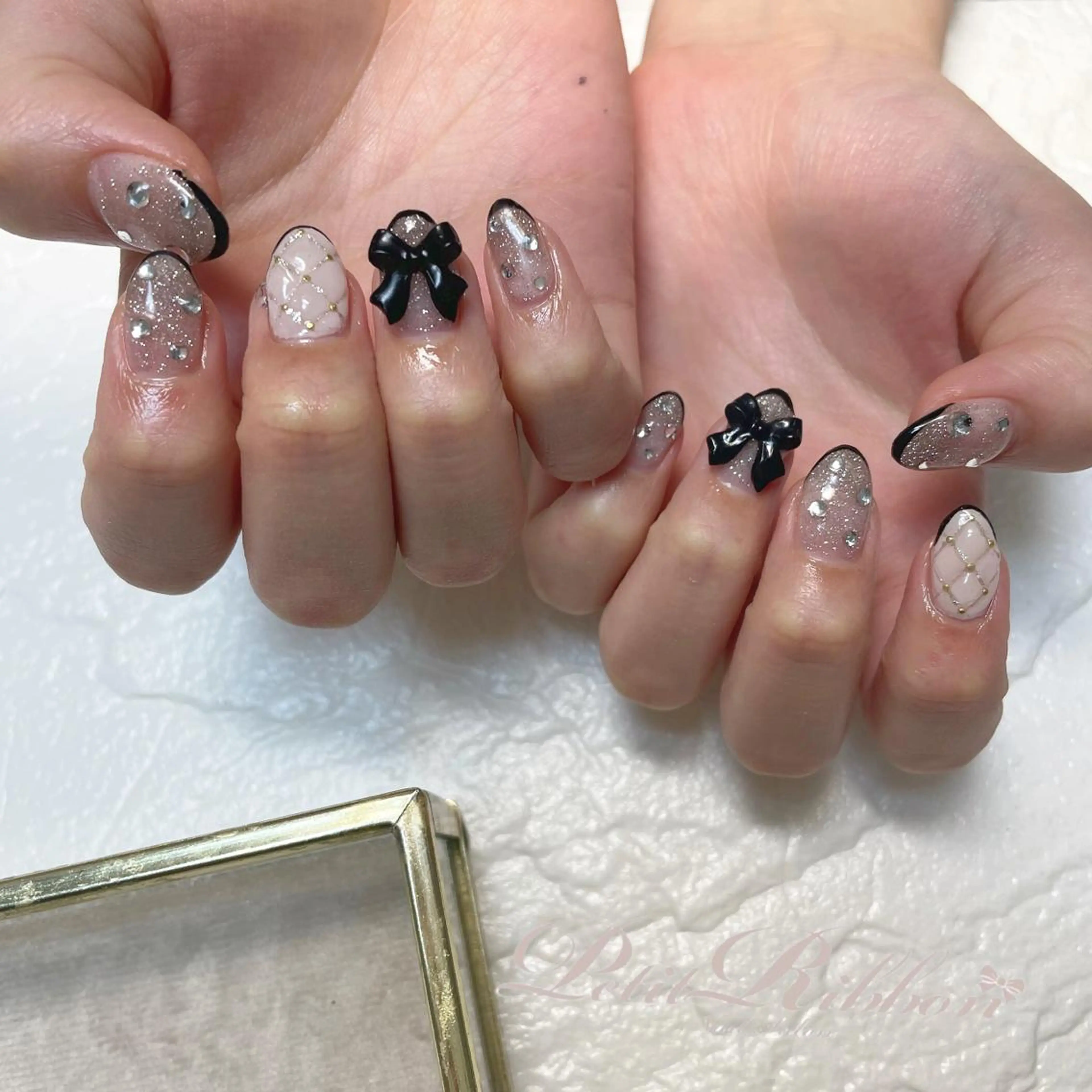 ネイル リボン Verest 西荻窪のネイルデザイン