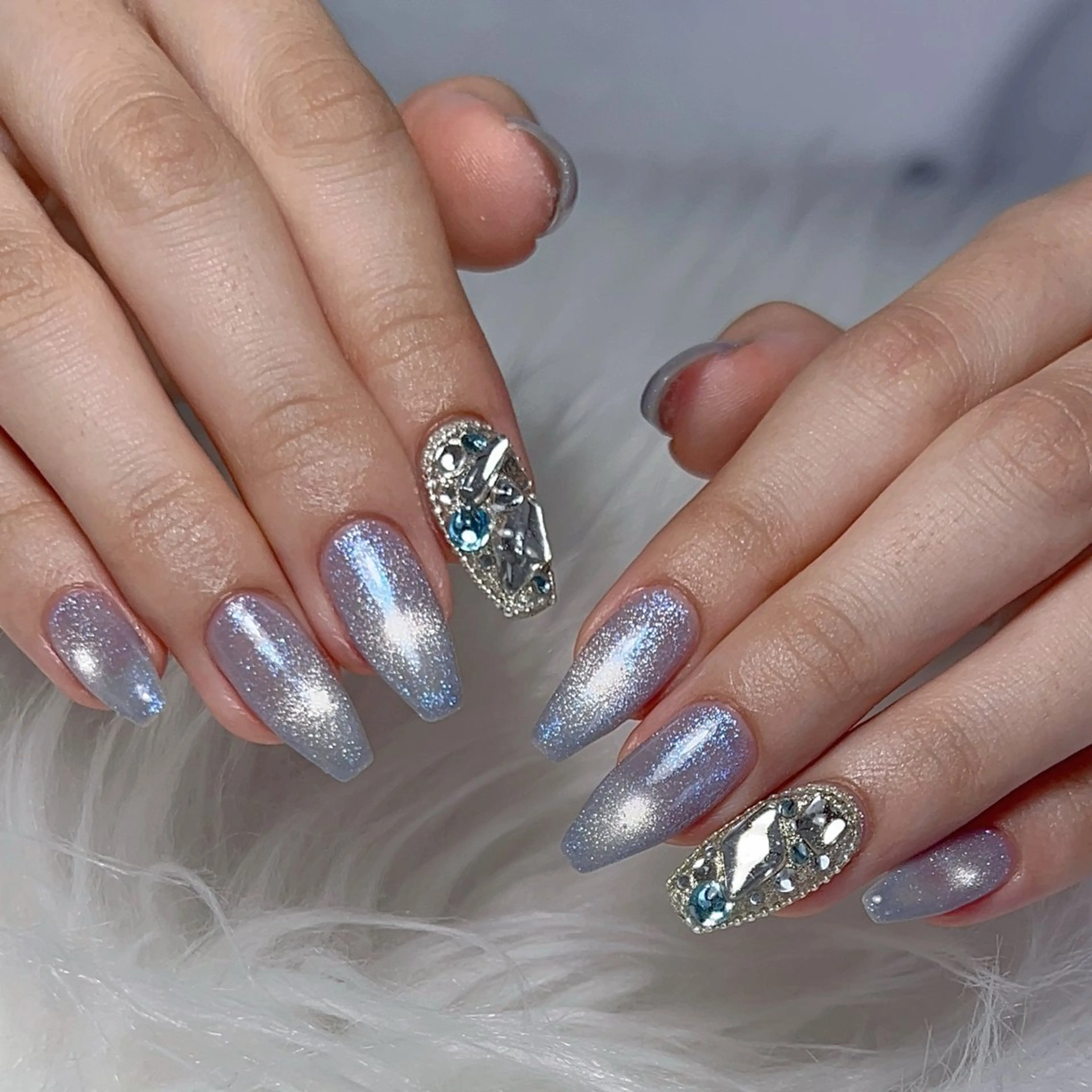 【パラジェル】マグネットorミラーネイル💫(オフ込)の写真