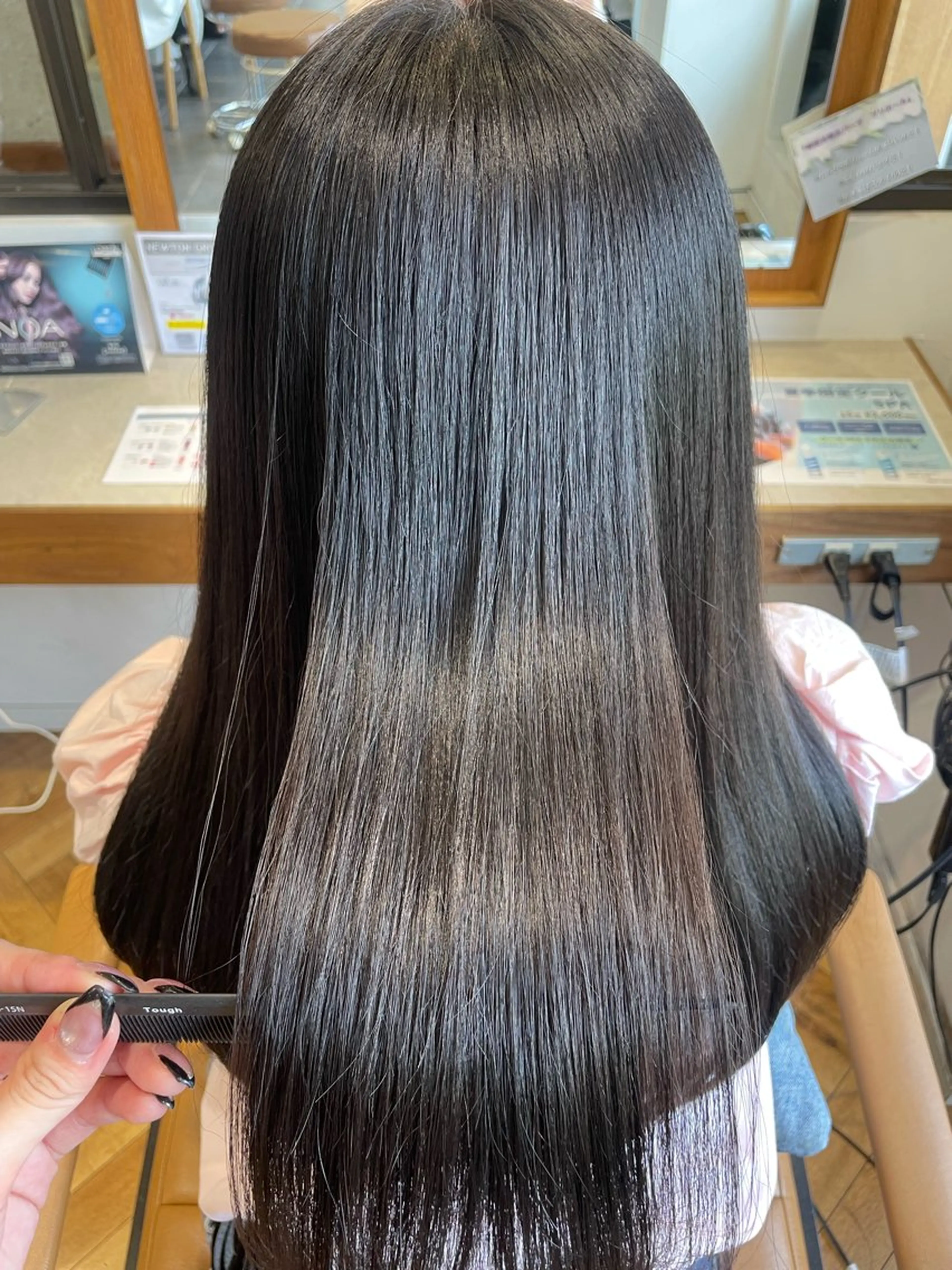 柔らか質感𝐍𝐨.𝟏🌿自然なストレートが叶う〖縮毛矯正〗の写真