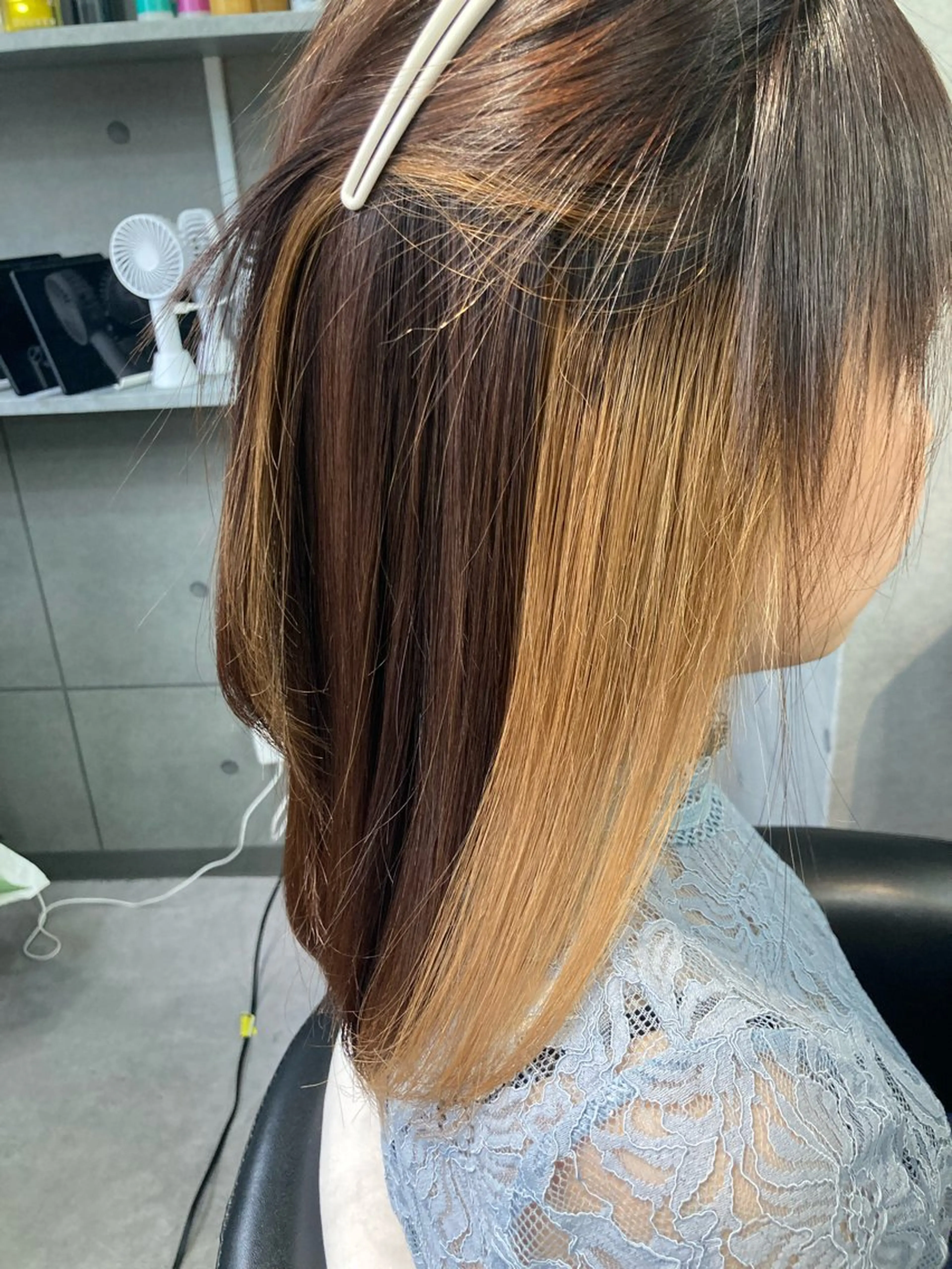 セミロング 縮毛矯正 髪質改善☺︎縮毛矯正 ふじい まりんのヘアスタイル