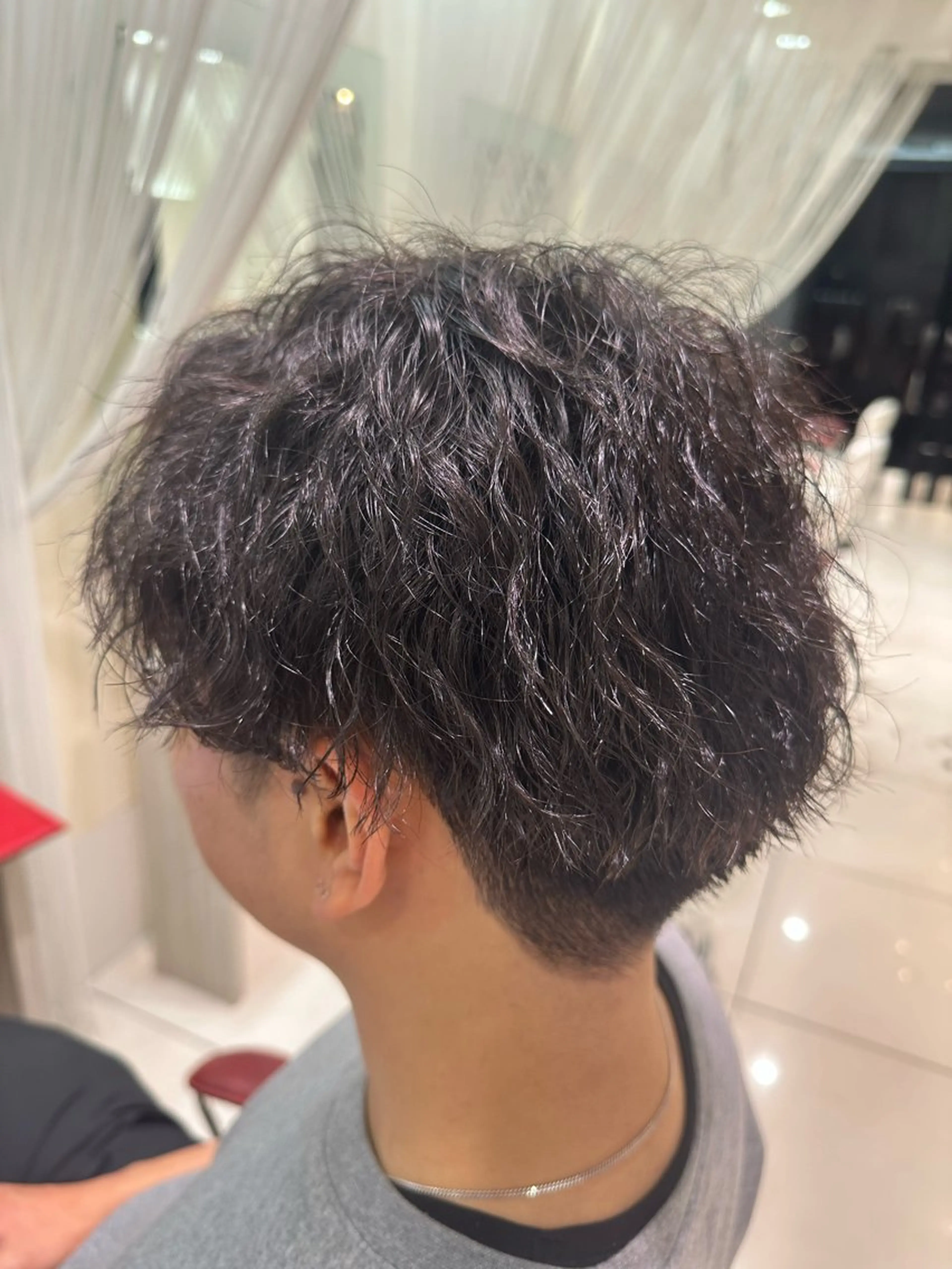 パーマ メンズ カット パーマ ヘアセット 市川透明感カラー &パーマ美容師Kaiのヘアスタイル