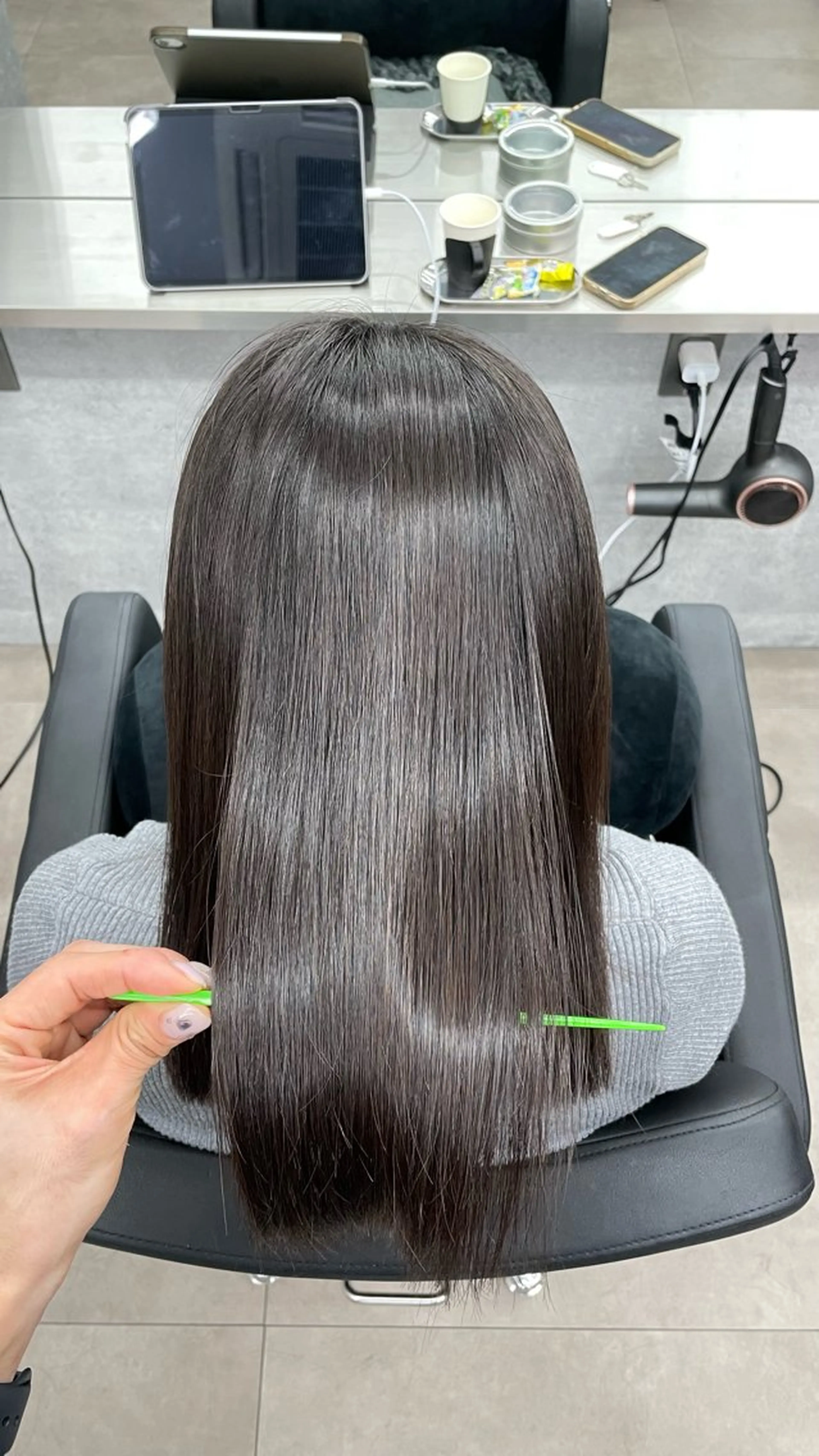 ロング カット 縮毛矯正 トリートメント CYNTHIADUE 店長｜ IRISUのヘアスタイル