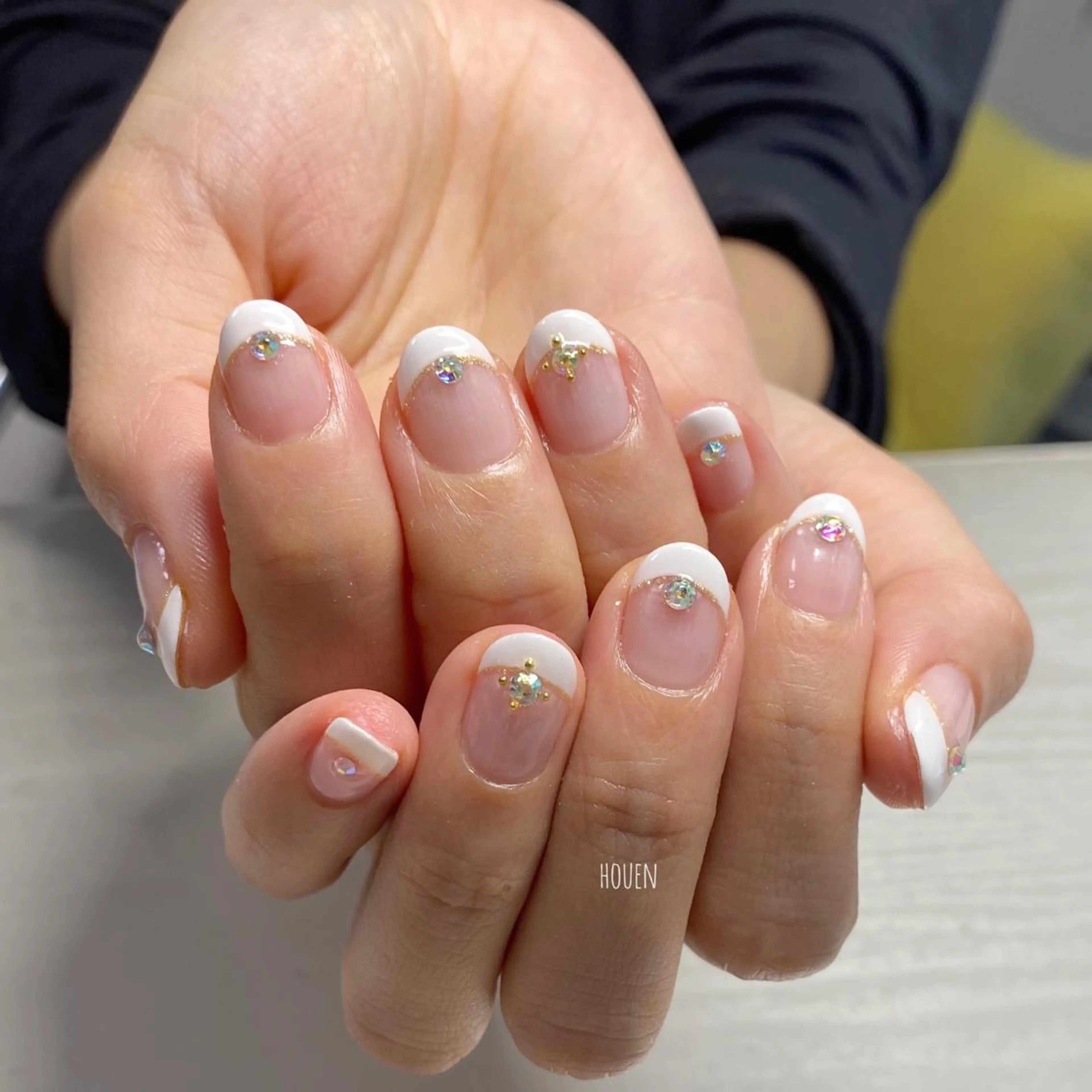 ネイル フレンチネイル I pinknail 韓国風·持ち込み専門のネイルデザイン