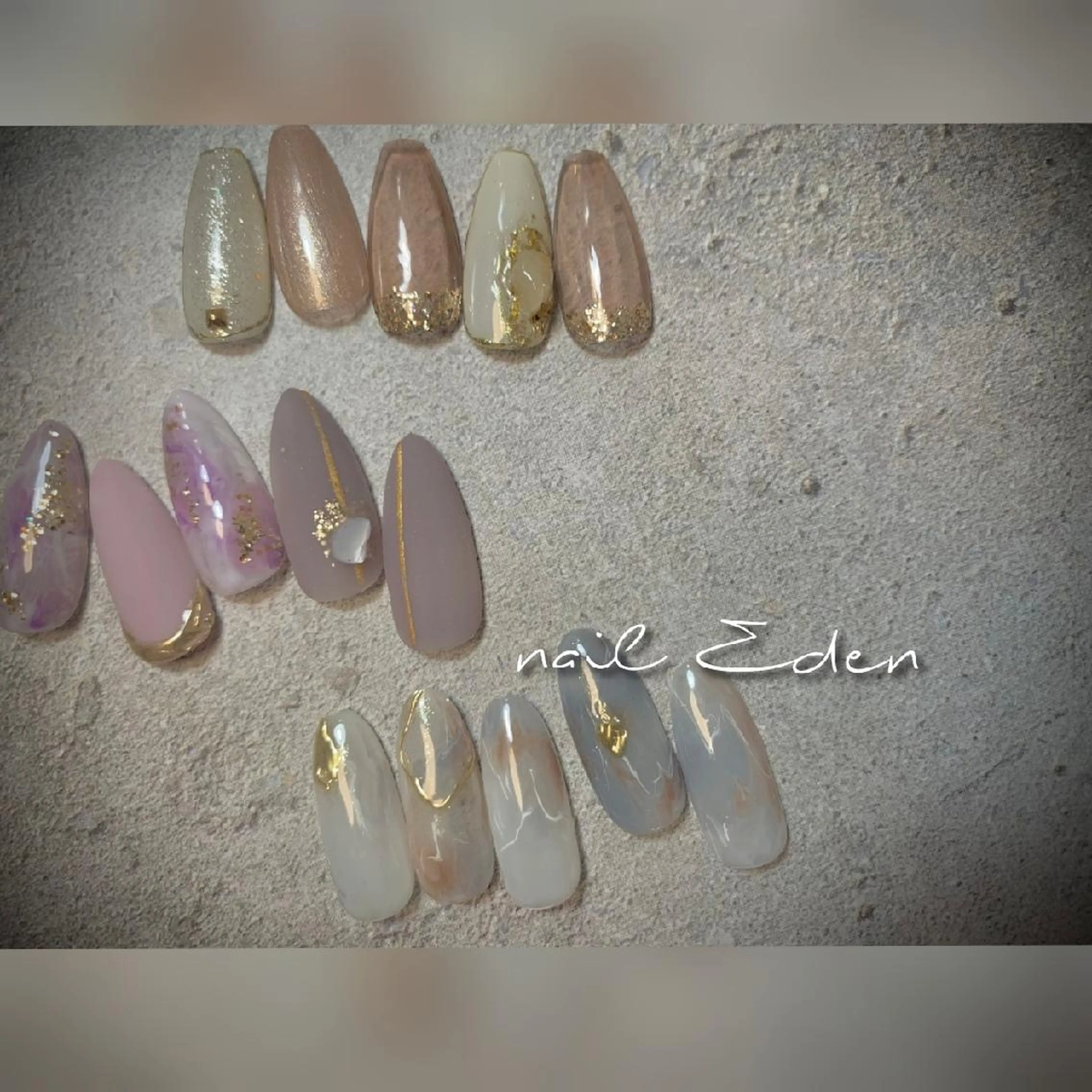 ネイル ニュアンスネイル Eden ♾️のネイルデザイン