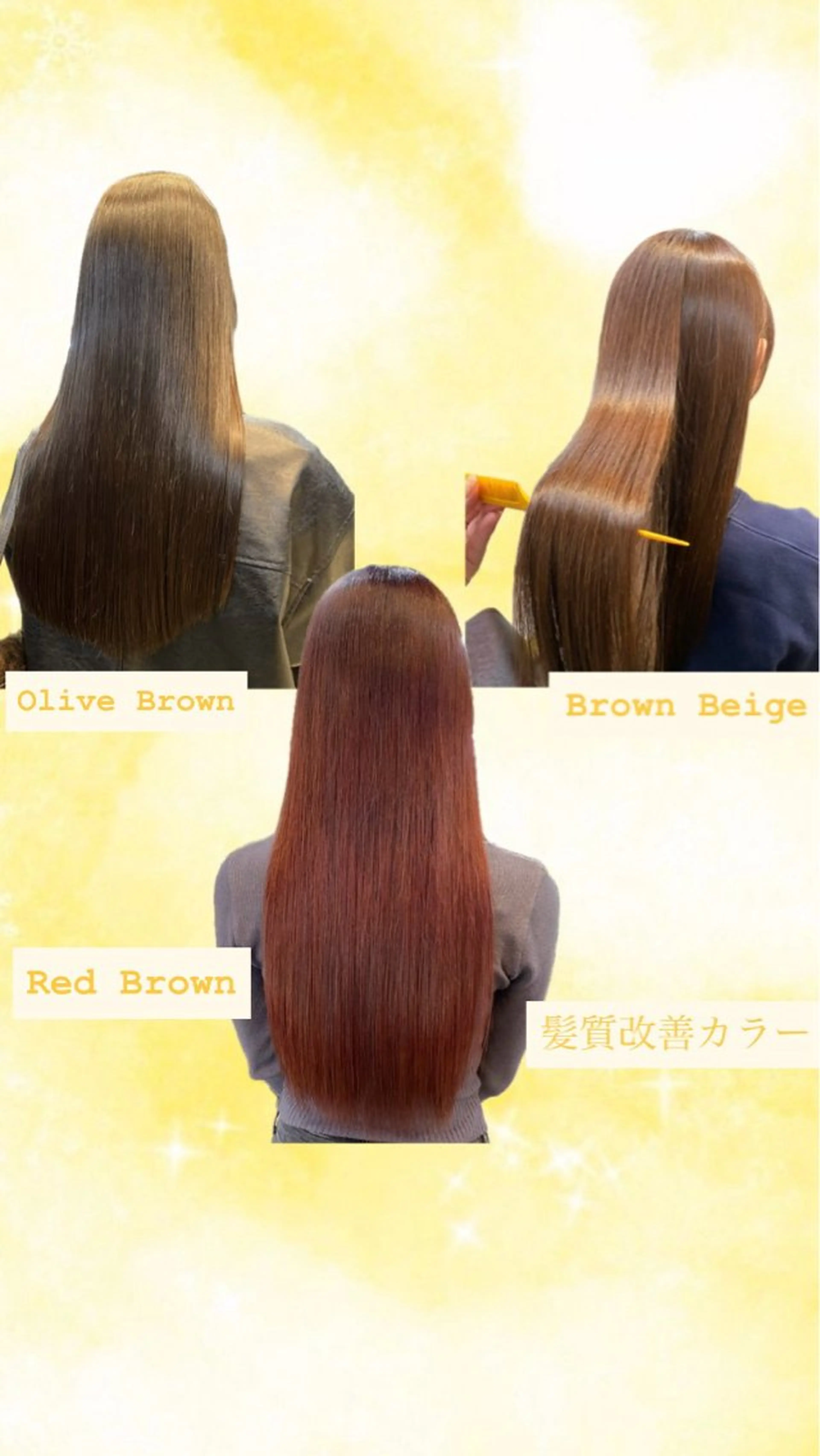 セミロング カラー 髪質改善 ヘアカラー 🌼髪質改善･アレン ジ･レイヤー🌼のヘアスタイル