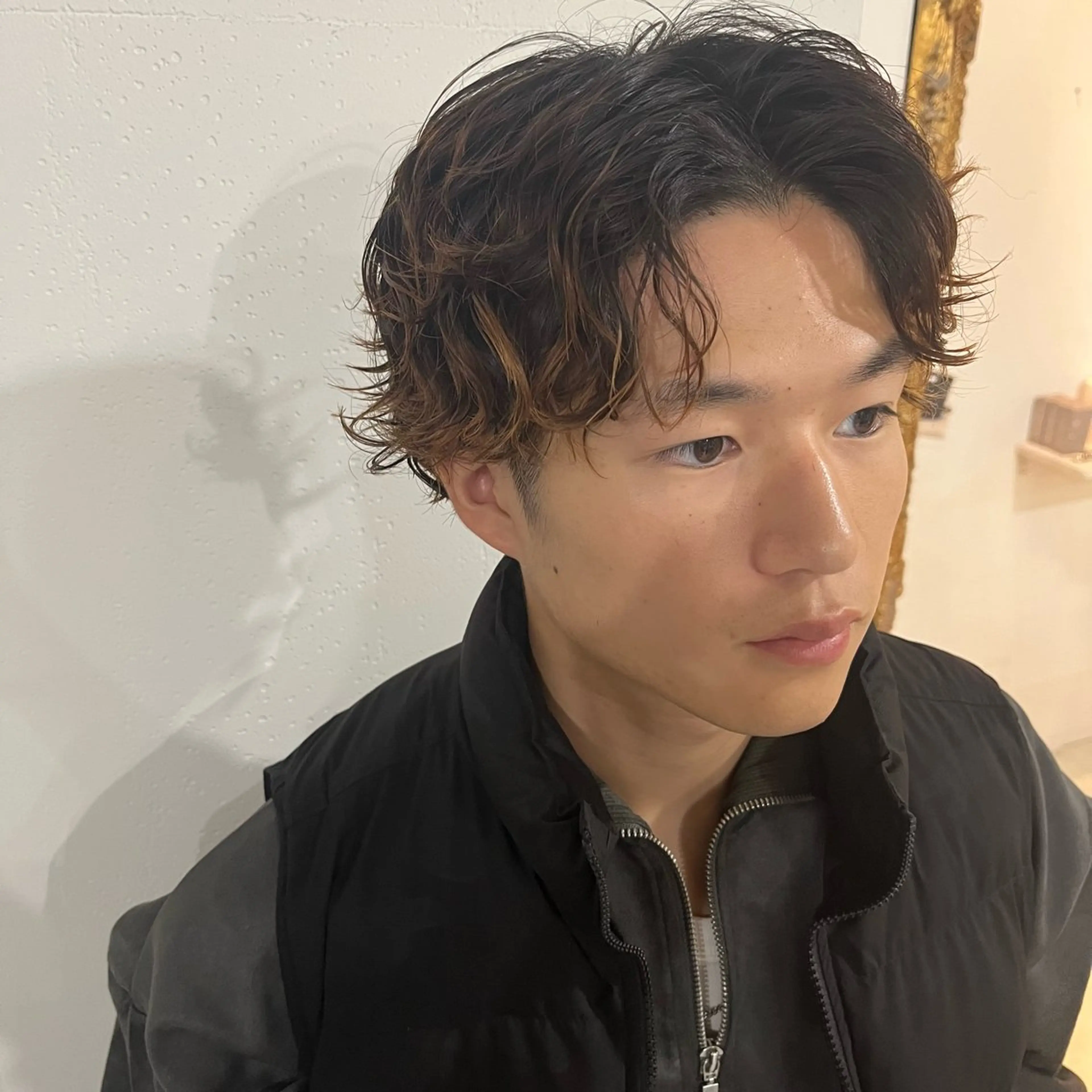 [men's限定🗣️]骨格調整カット+🌀波巻き、スパイラルパーマ🌀+トリートメント🌷の写真