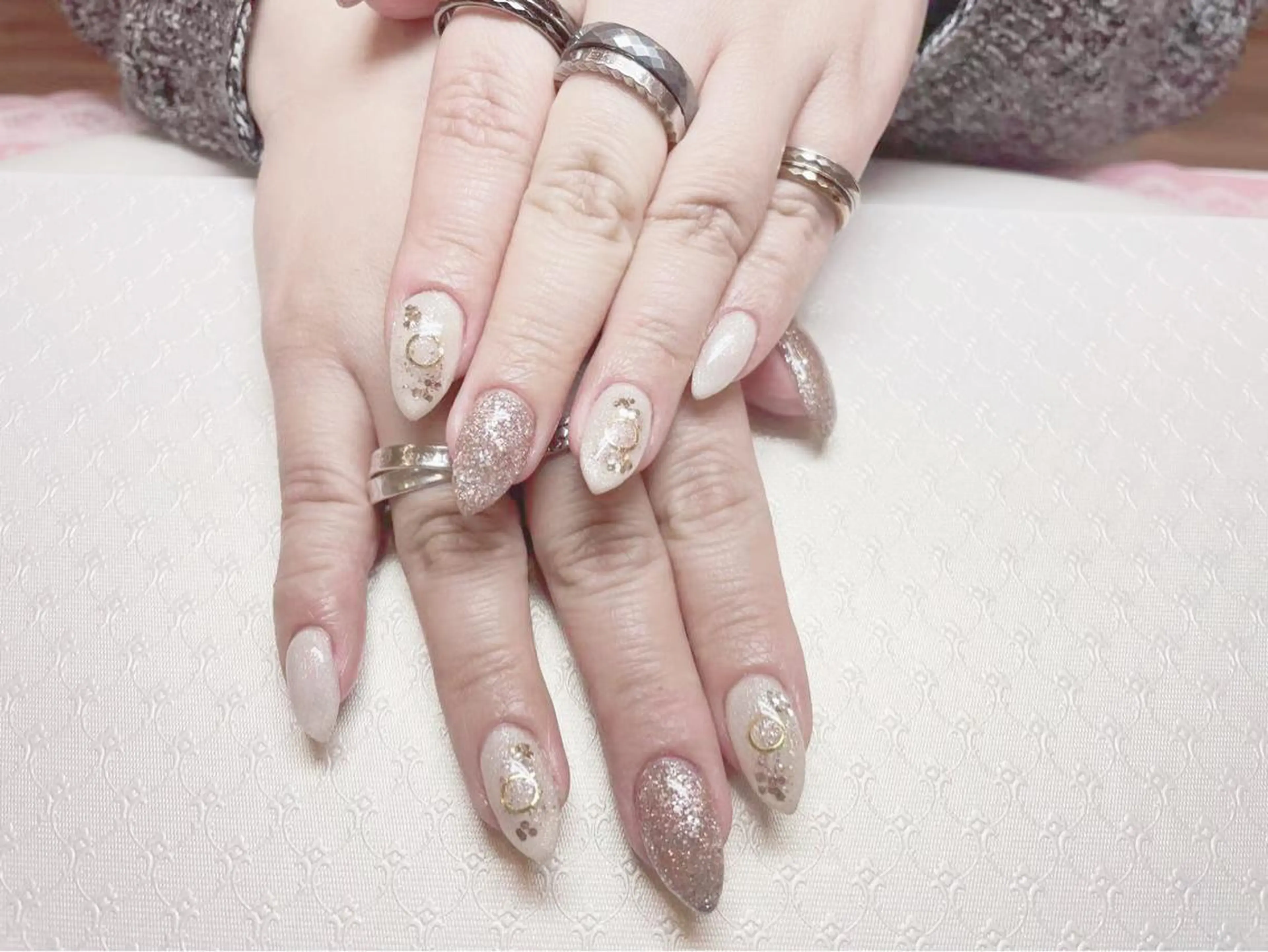 ネイル シンプルネイル Ui_Amor (パラジェル)のネイルデザイン