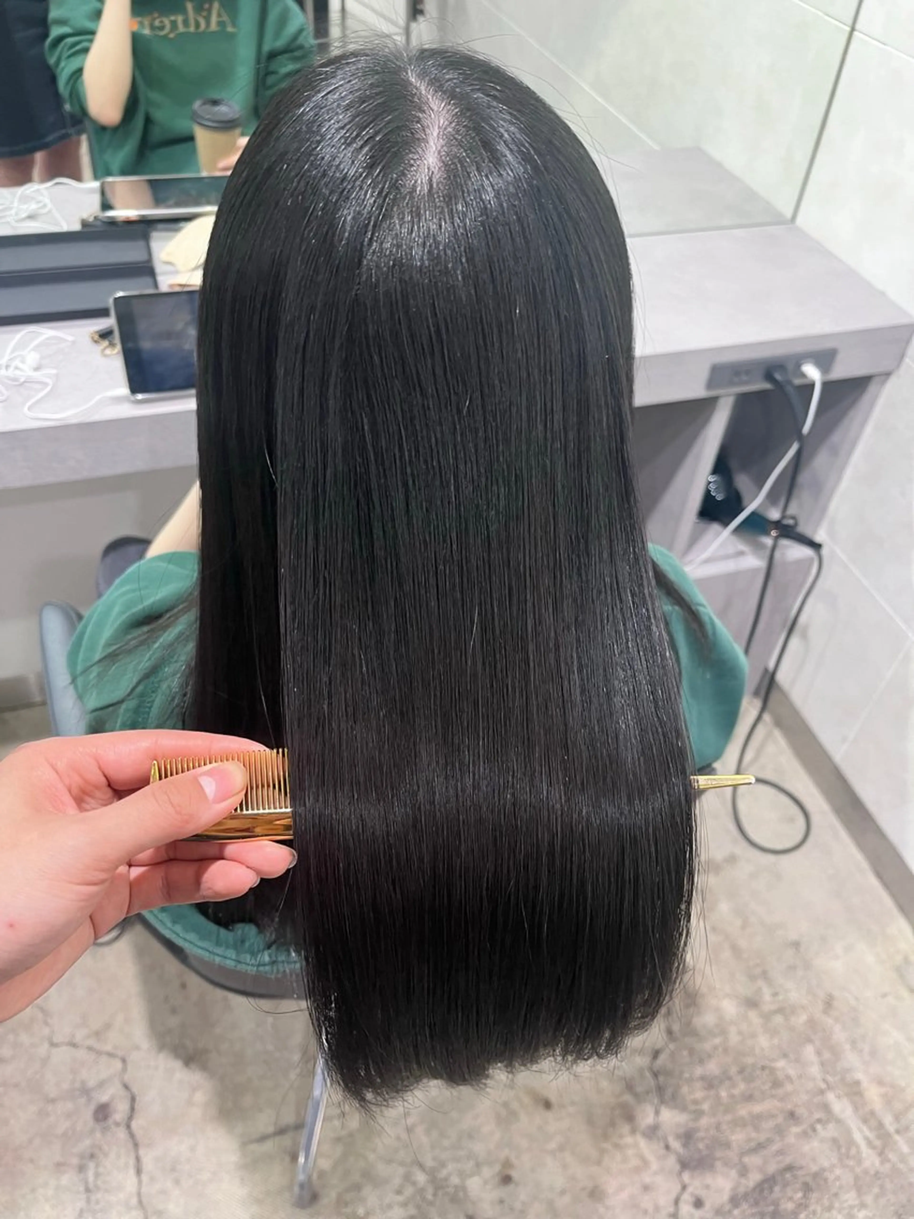 セミロング 美髪×縮毛矯正 水上真由美😘のヘアスタイル