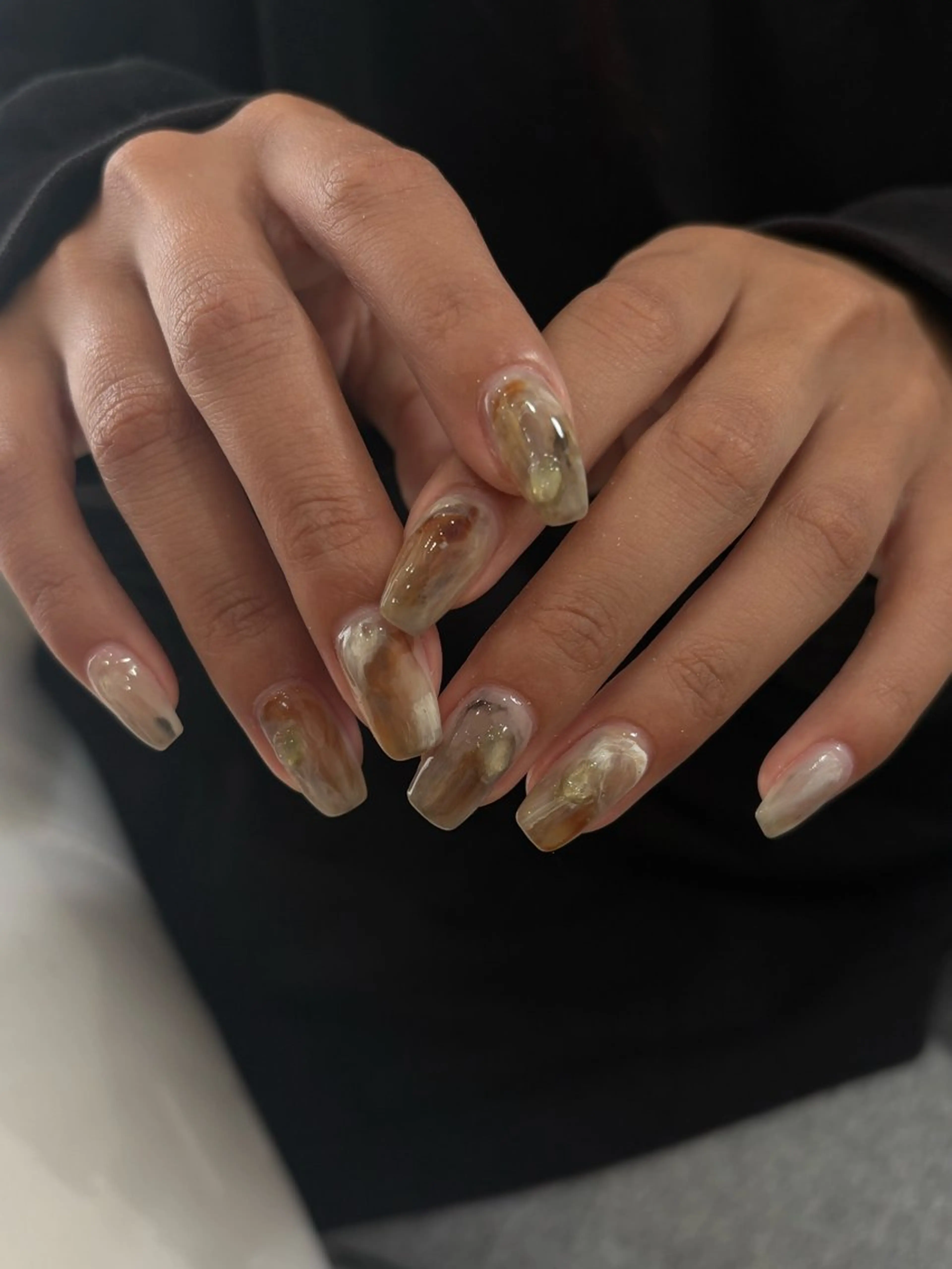 ネイル ニュアンスネイル ハンドネイル 【 Lea's 】 kaedeのネイルデザイン