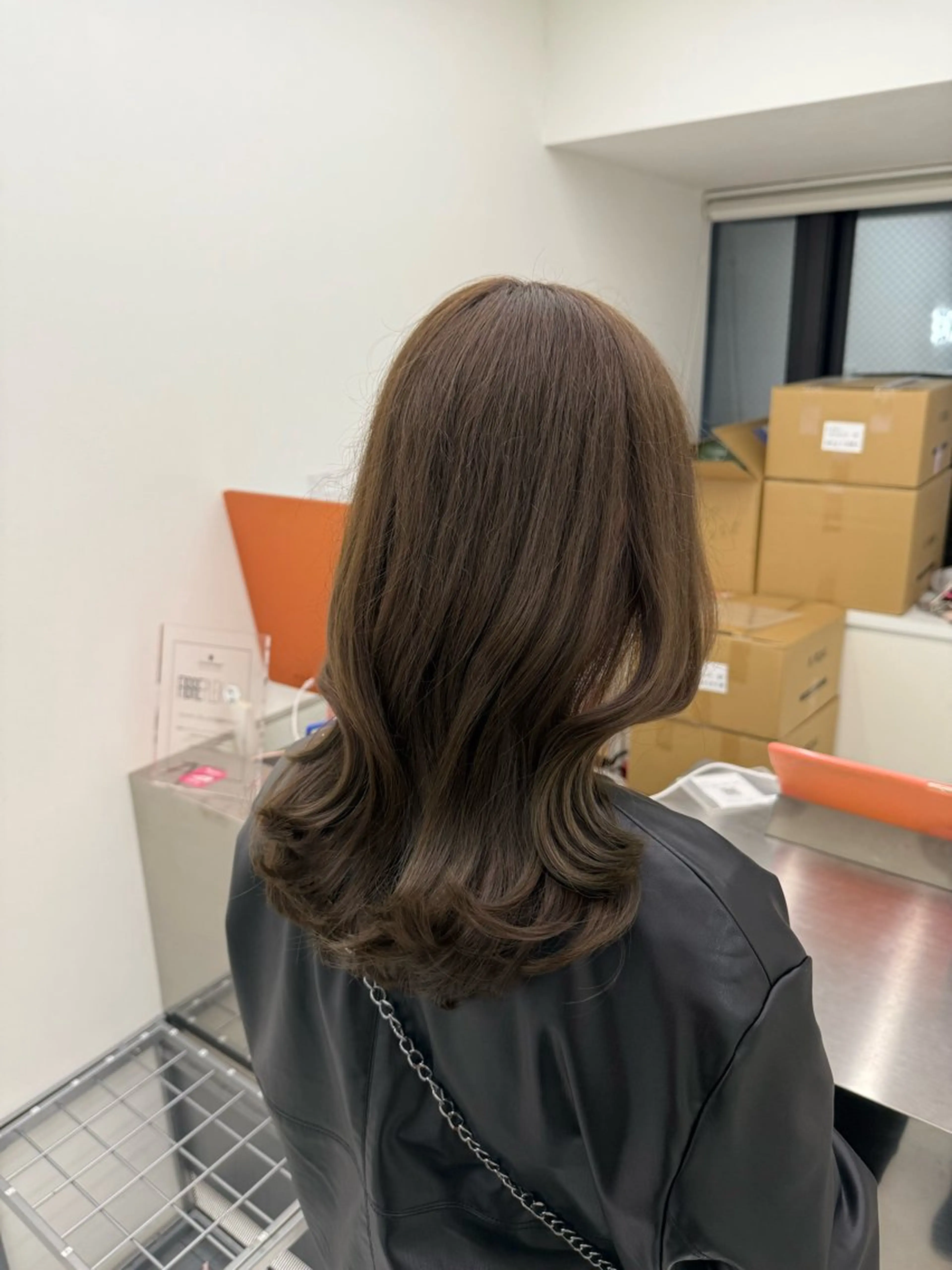 ロング カラー 中韓レイヤー/ ブラウン🤎はやとのヘアスタイル