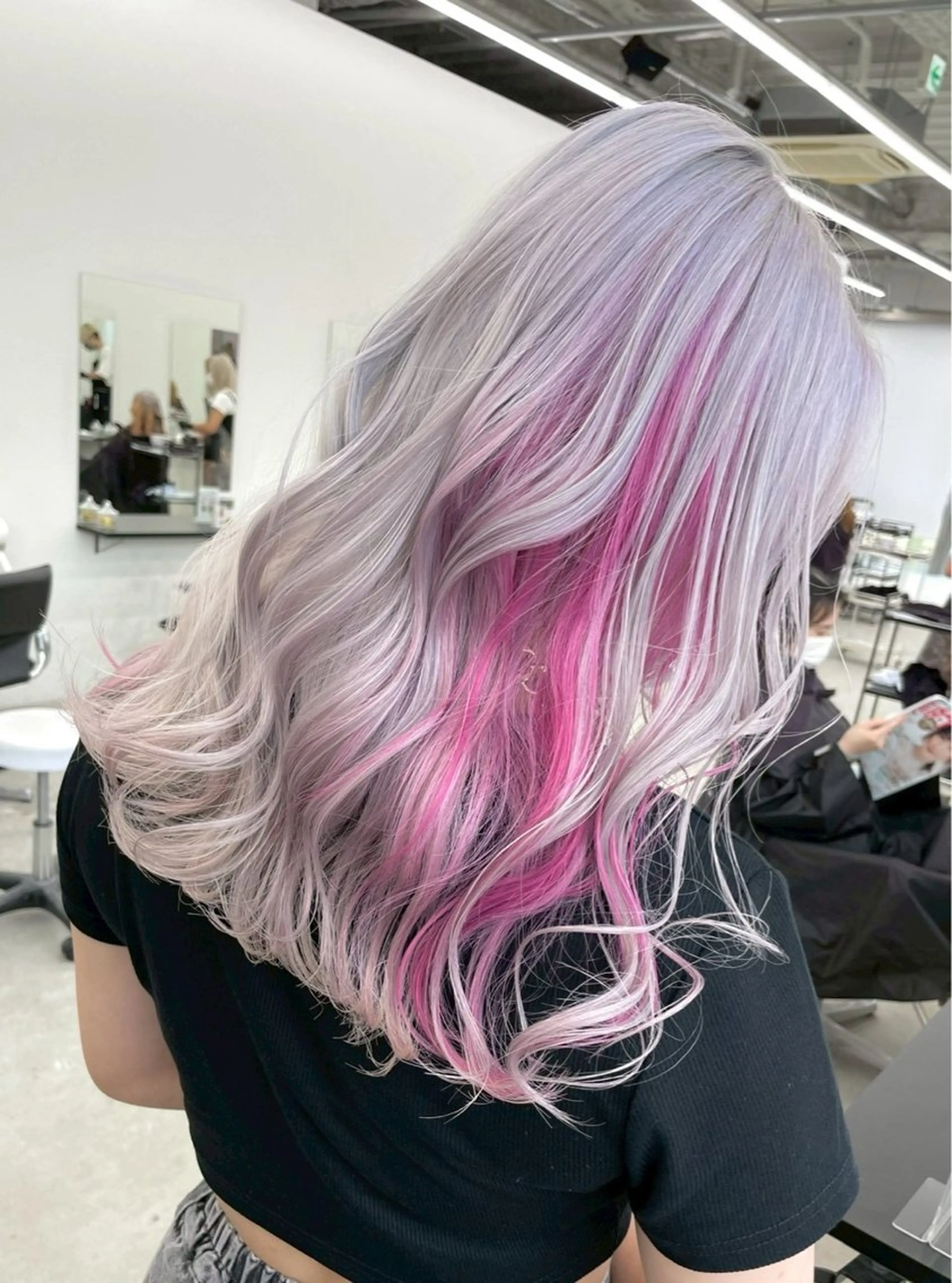 セミロング カラー ヘアカラー トリートメント 大平 琶月のヘアスタイル