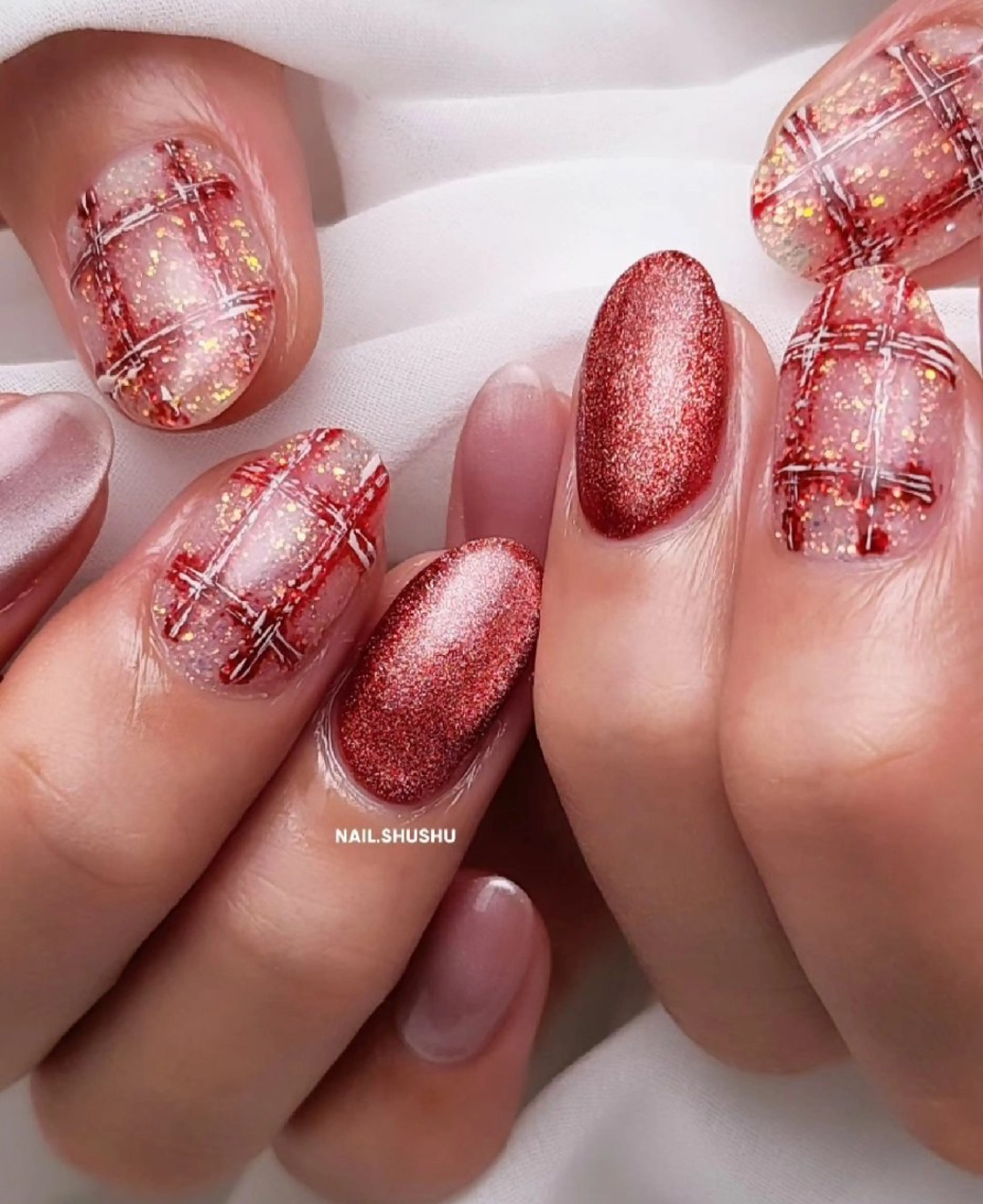 ネイル 持ち込み ニュアンスネイル ワンカラーネイル シンプルネイル 冬ネイル ハンドネイル 3dパーツ/流行り 👧shushu❤️のネイルデザイン