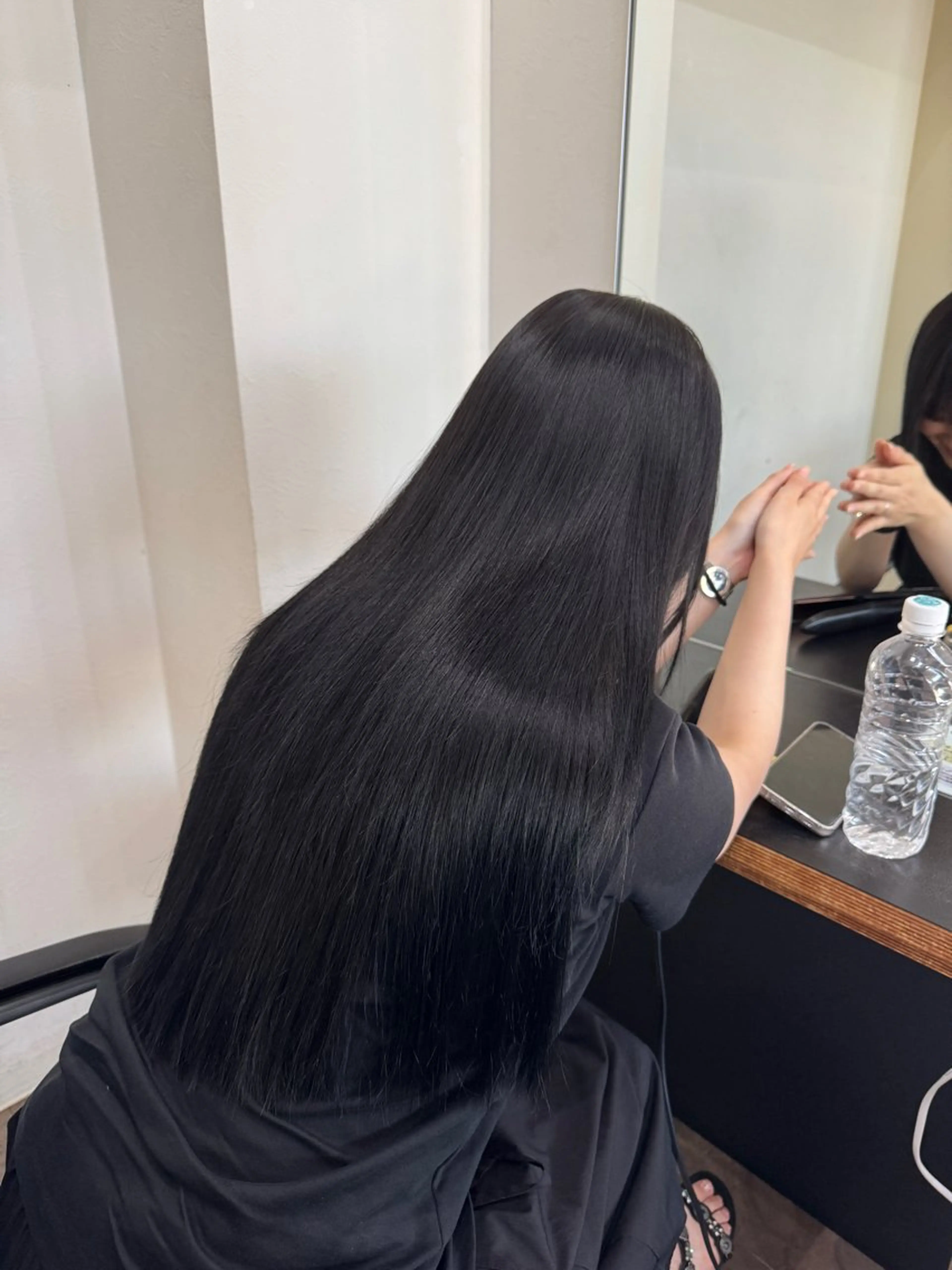 ワンカラー🥣➕エクステ60本の写真