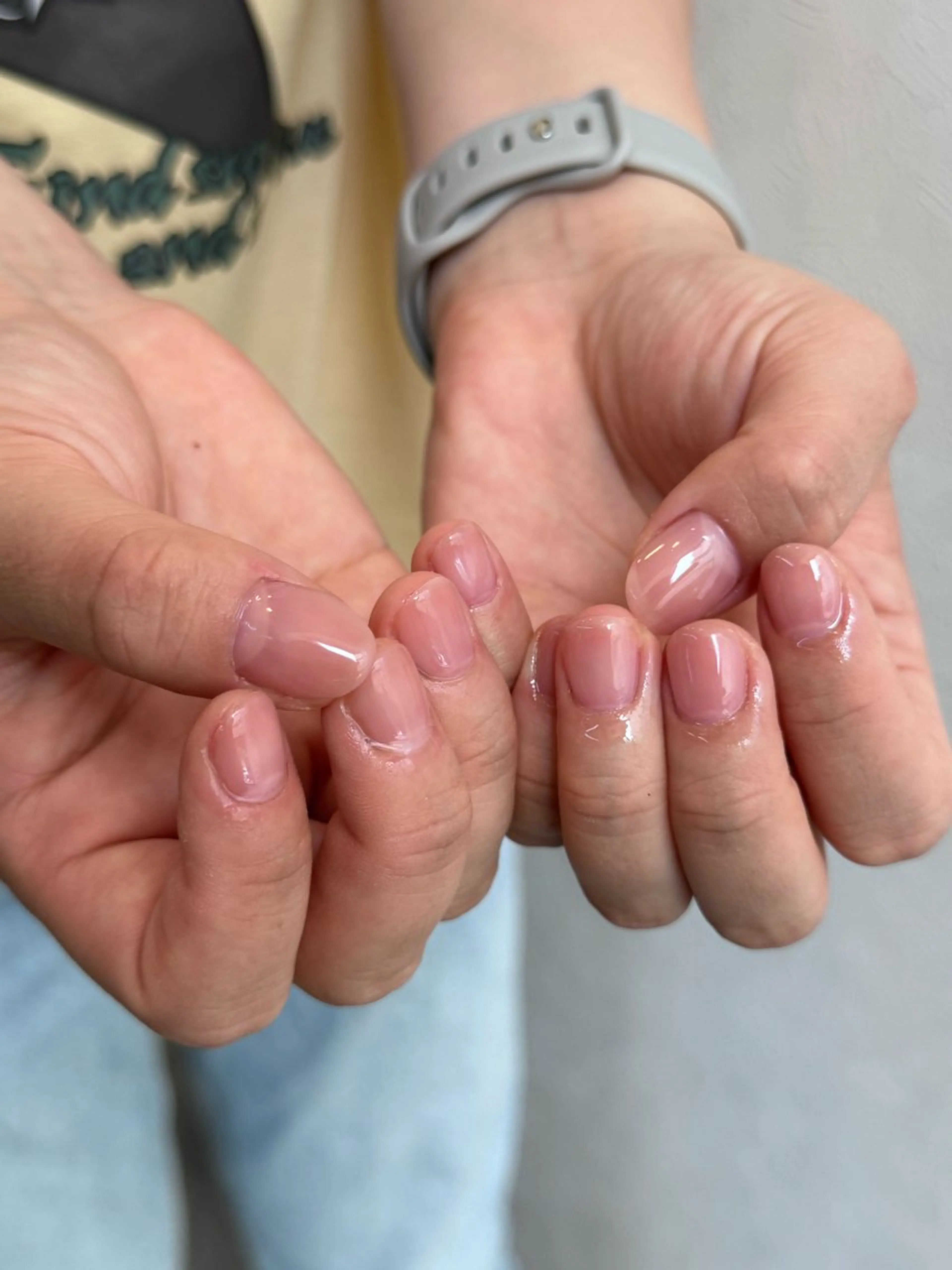 ネイル フレンチネイル マグネットネイル メンズネイル ニュアンスネイル ワンカラーネイル ハンドネイル GRANDE大須 Cecil💜のネイルデザイン