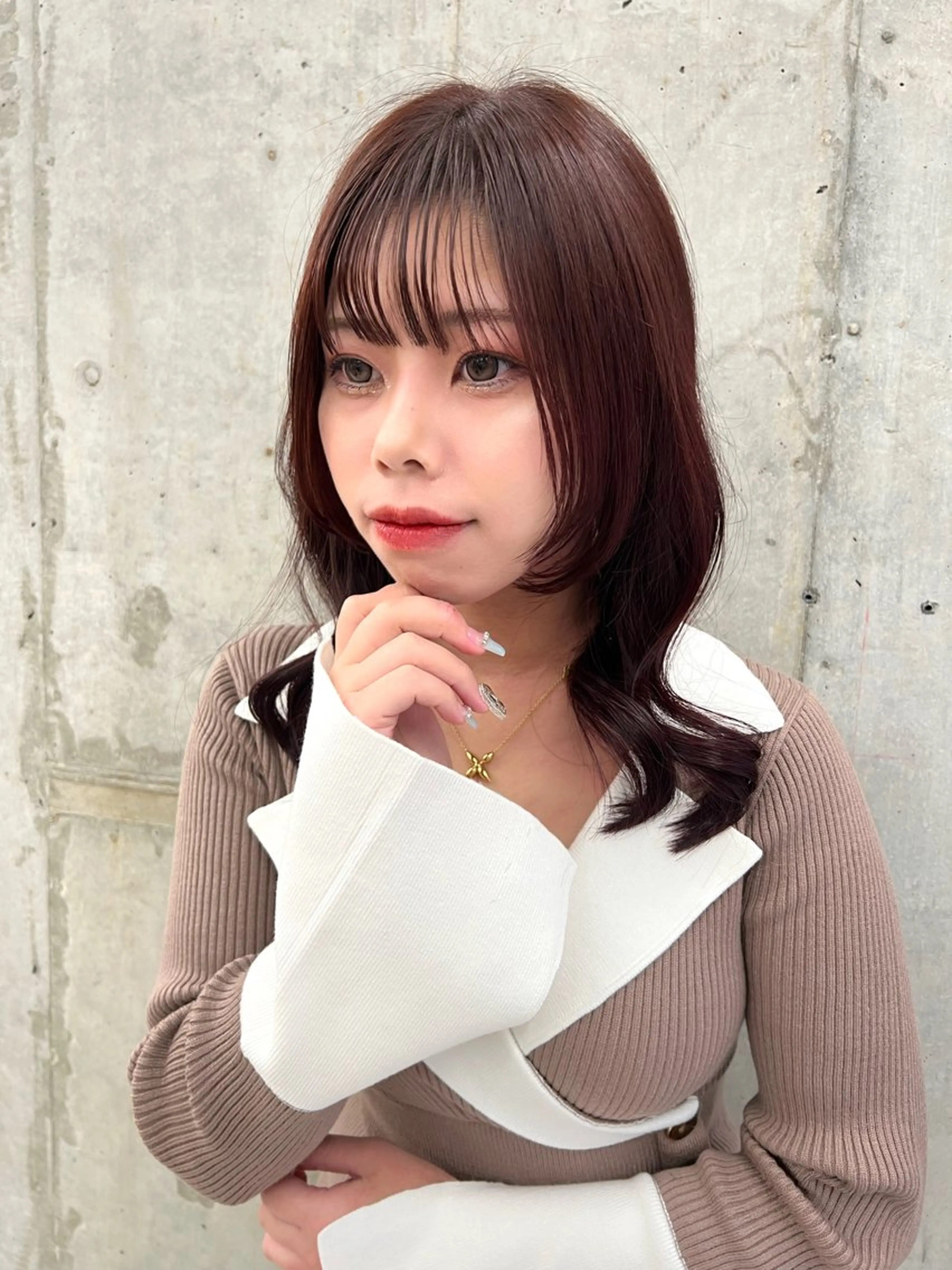 ミディアム 姫カット 🫧ふじたまゆ🫧 レイヤーカット✂︎のヘアスタイル