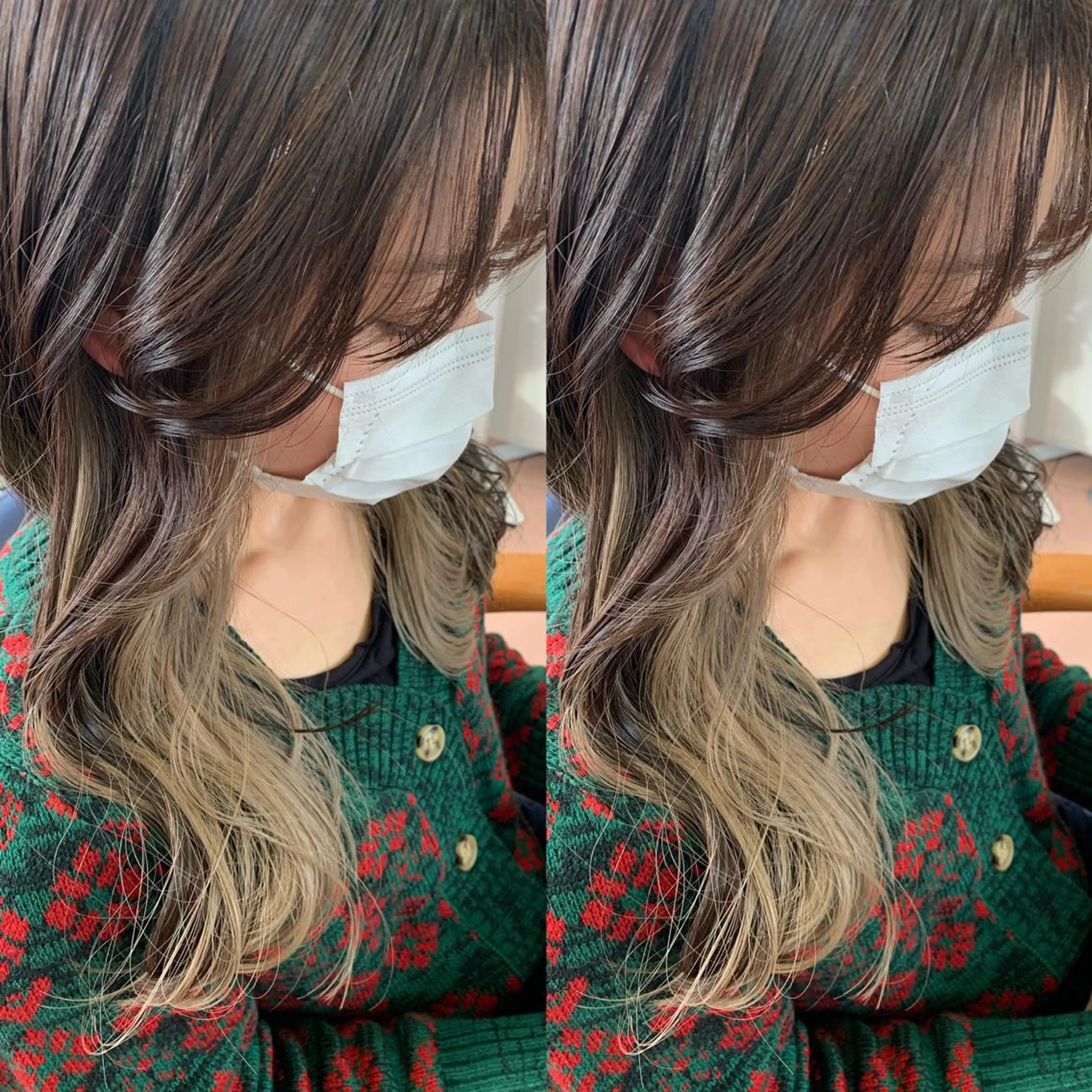 ロング 小澤 志穂のヘアスタイル