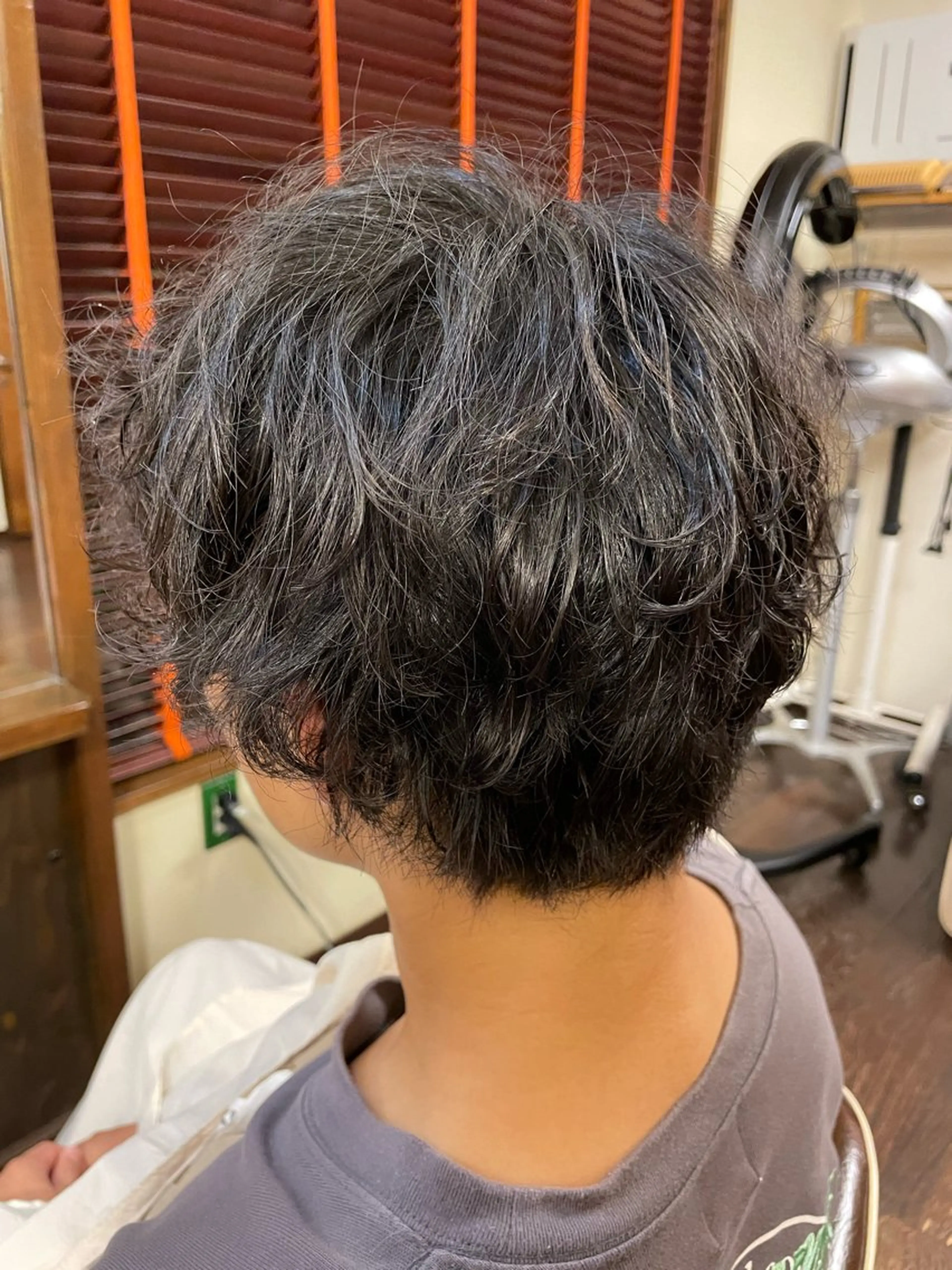 パーマ メンズ 長谷川 薫のヘアスタイル