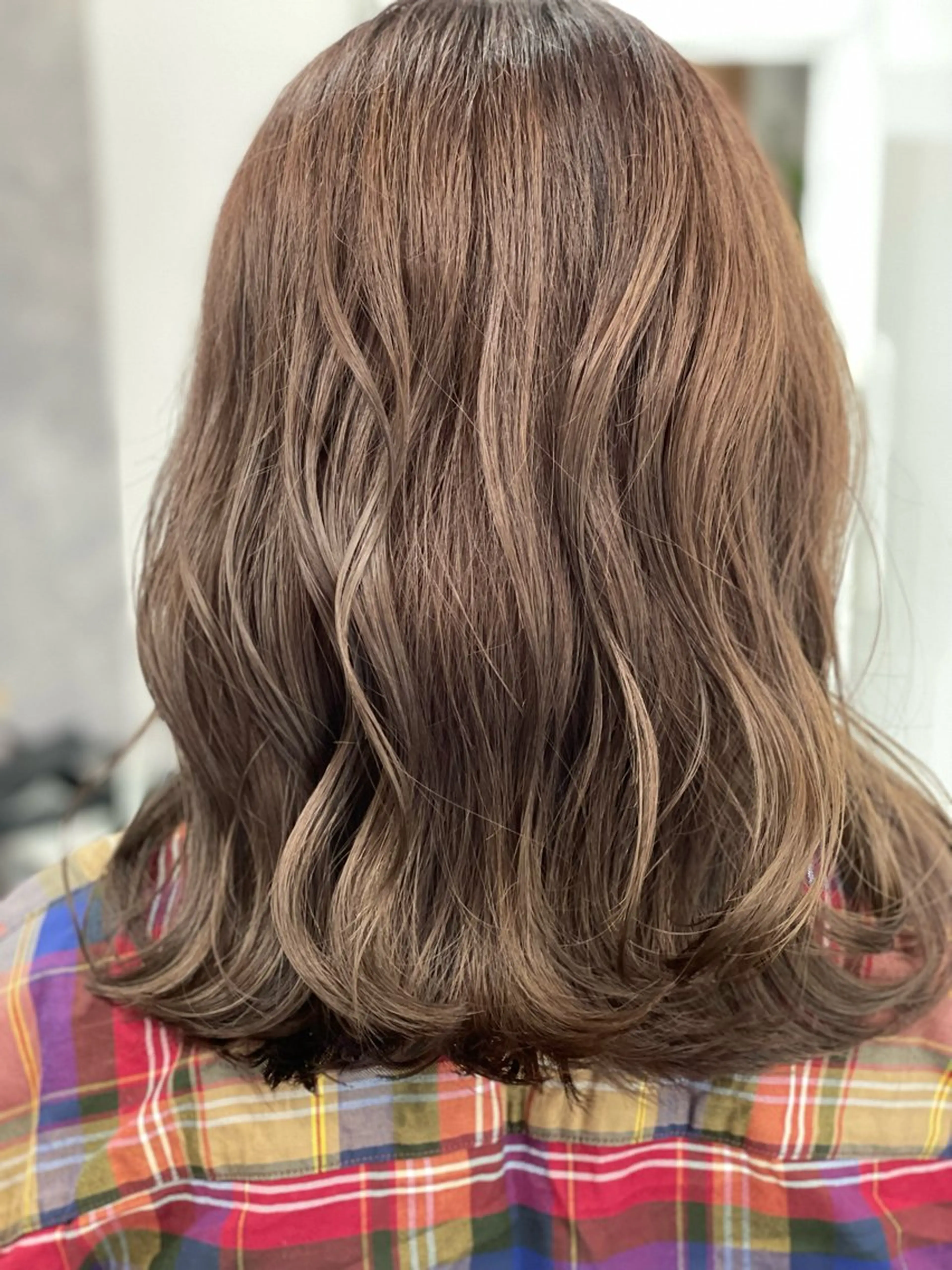 セミロング カラー Snaly カラー特化ページのヘアスタイル