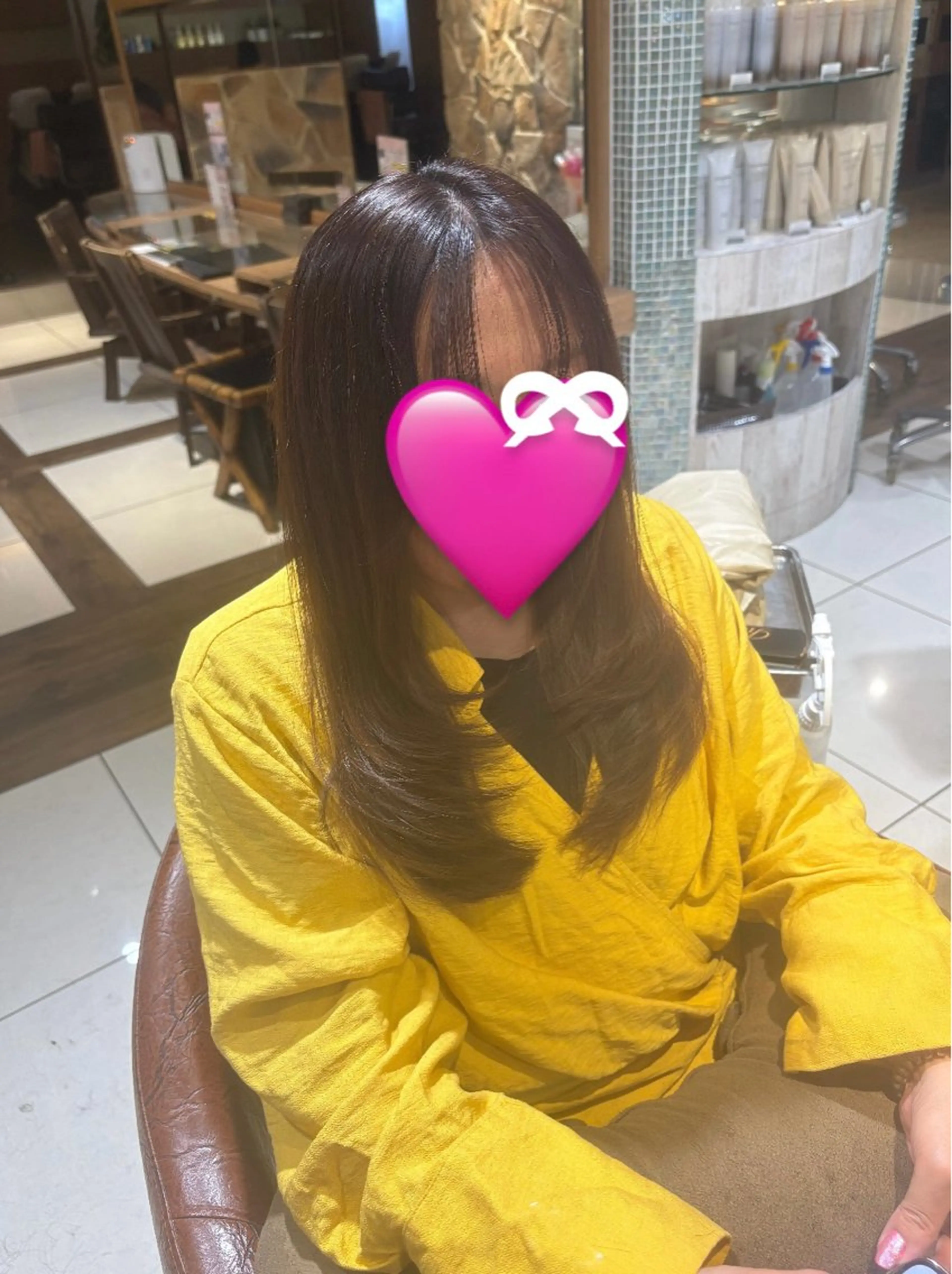 ロング レイヤー/切りっぱな しボブ✨️みずか💜のヘアスタイル