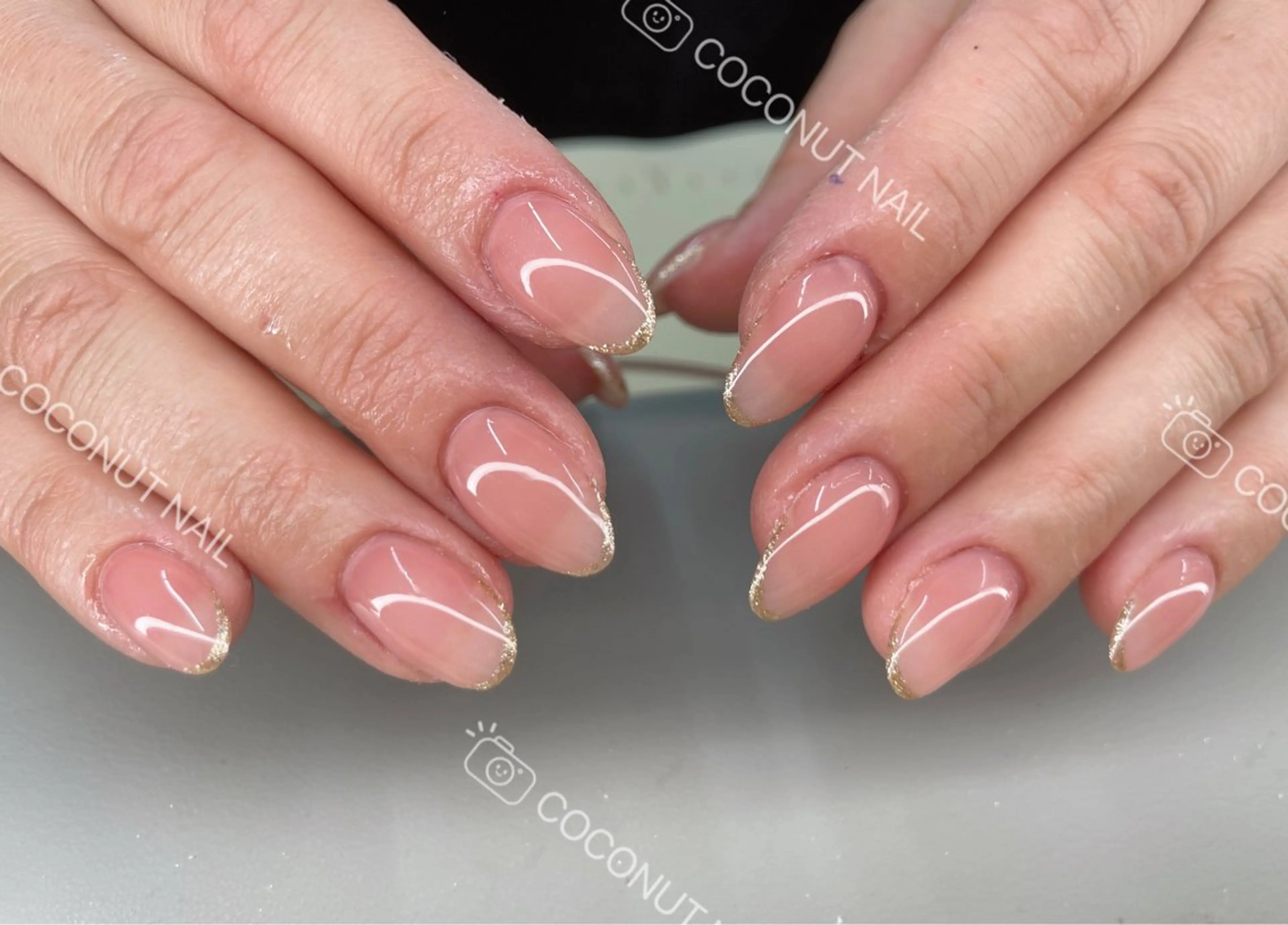ネイル ハンドネイル 神田 ココナッツのネイルデザイン