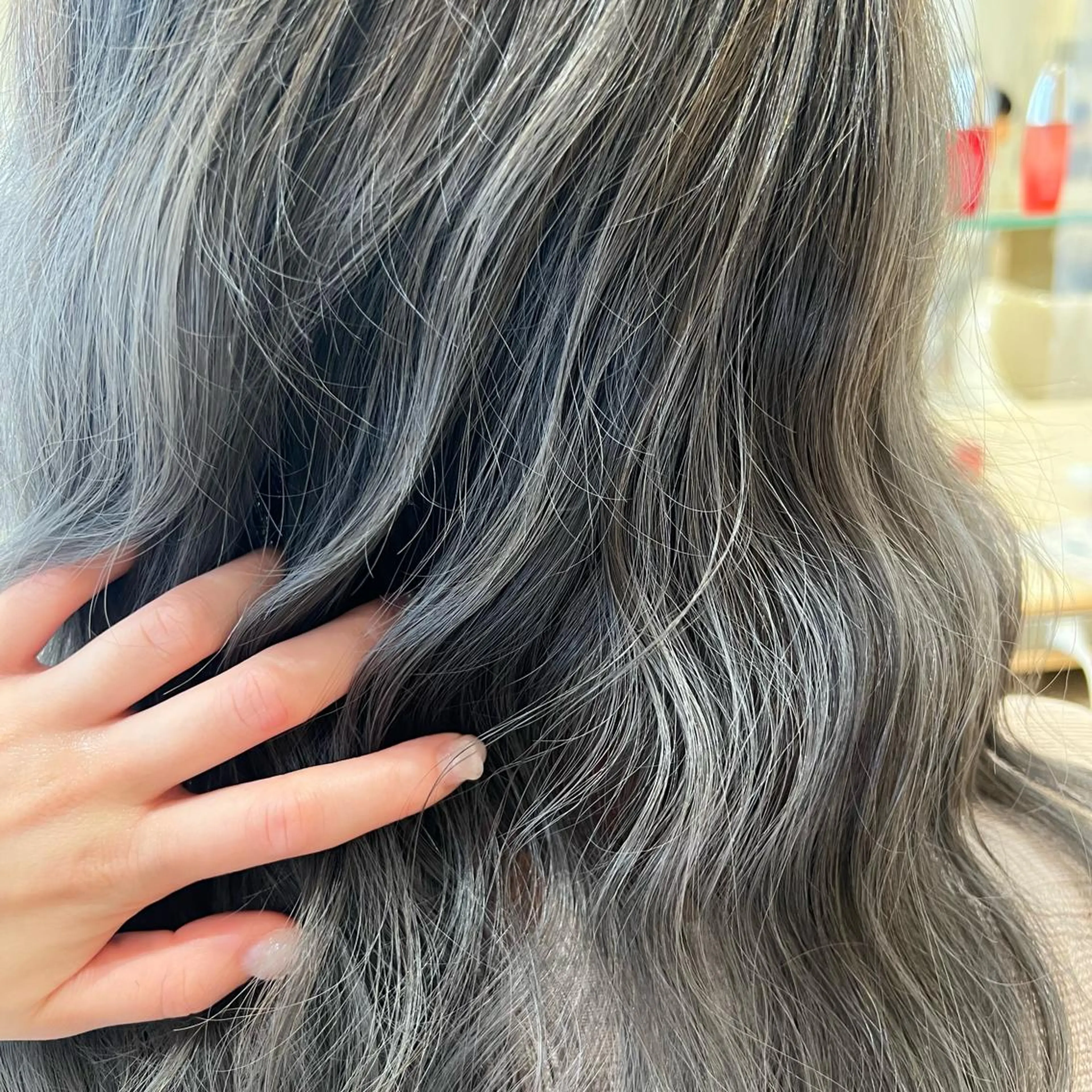 カラー カット ヘアカラー 韓国風🌷✨ 守屋紗希のヘアスタイル