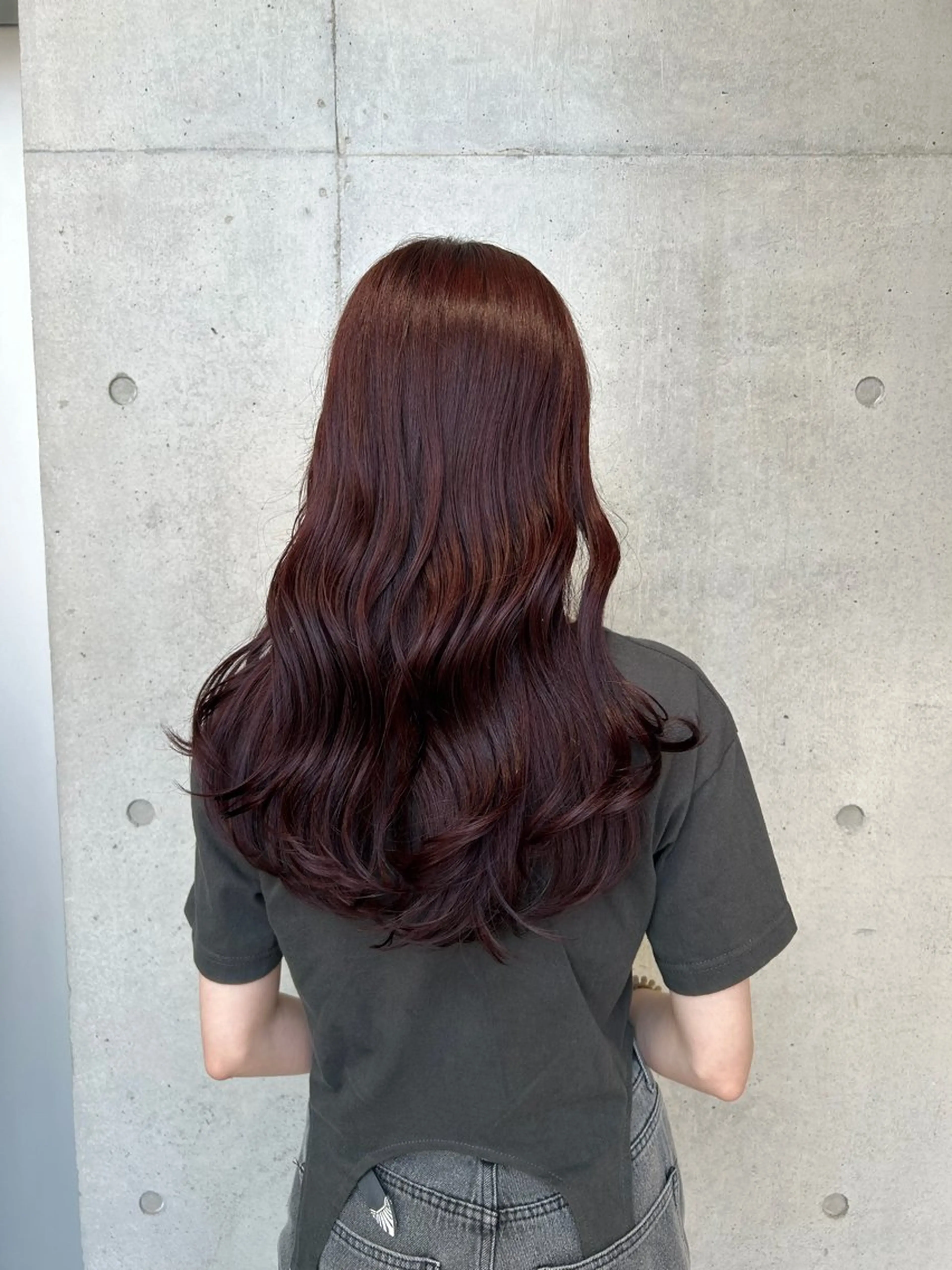 ロング カラー ヘアアレンジ カット ヘアカラー トリートメント ボブ艶モテカラー🫧 カリンのヘアスタイル