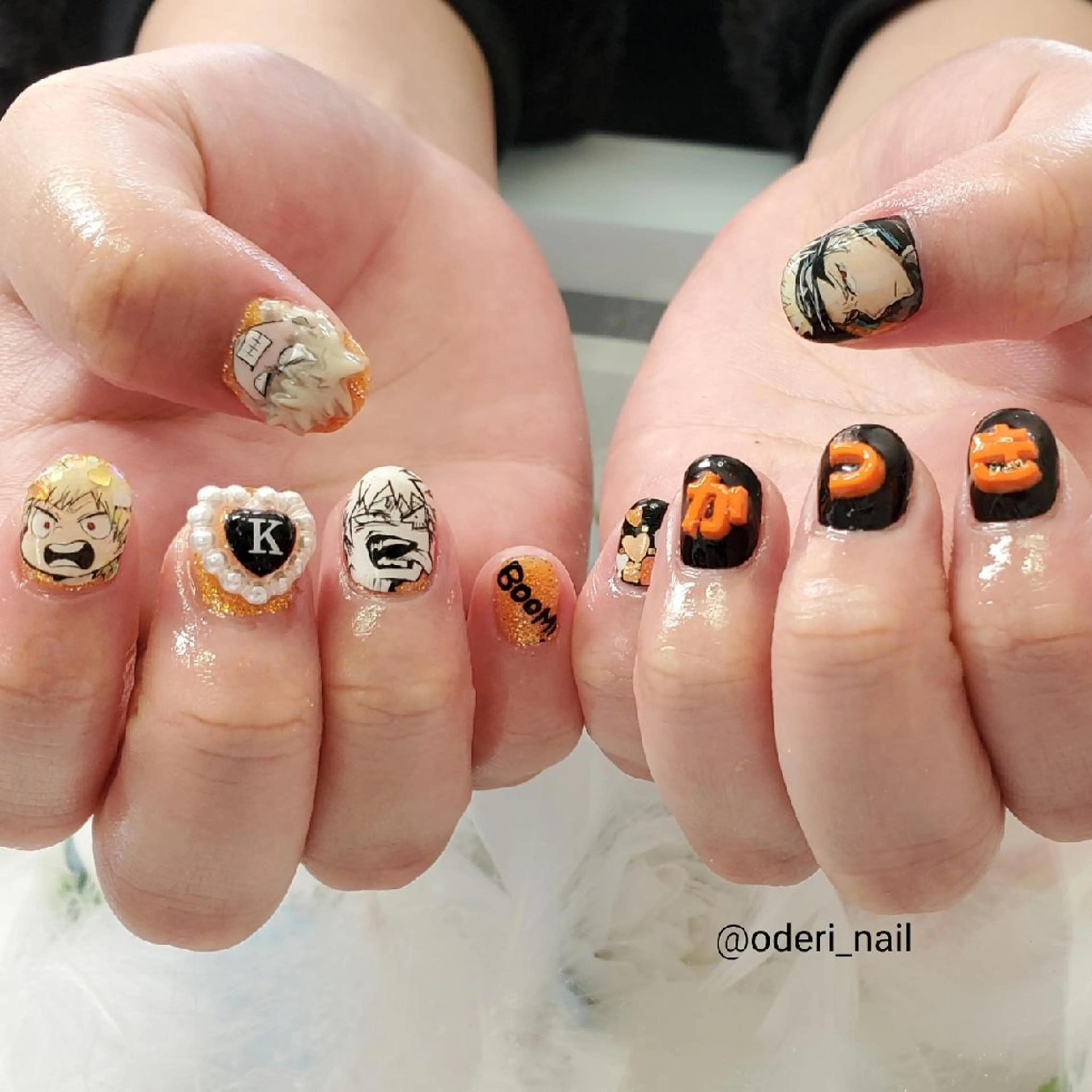 ネイル アートネイル ジェルネイル おで@ oderi_nailのネイルデザイン