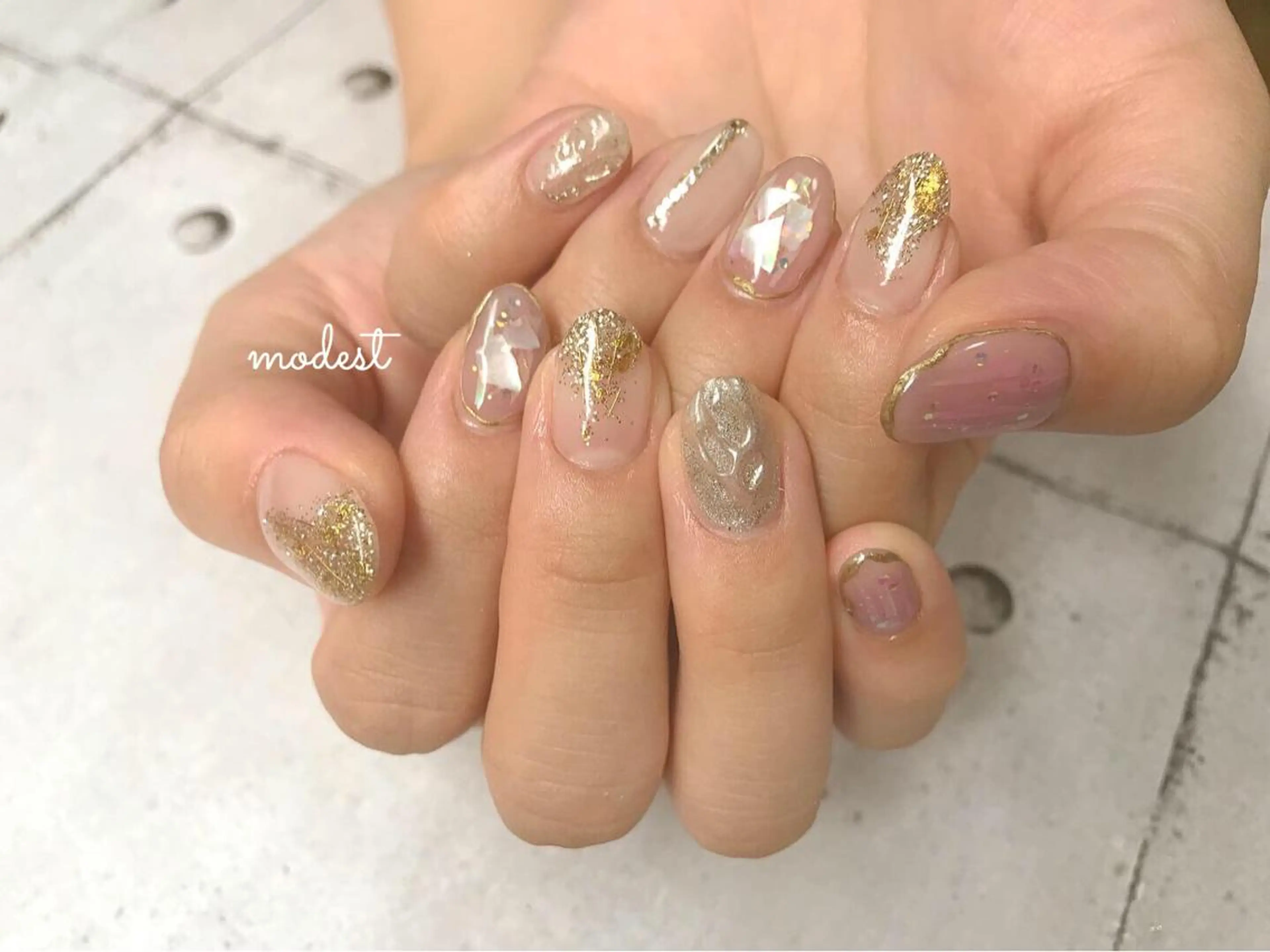 ネイル 久田 悠佳のネイルデザイン