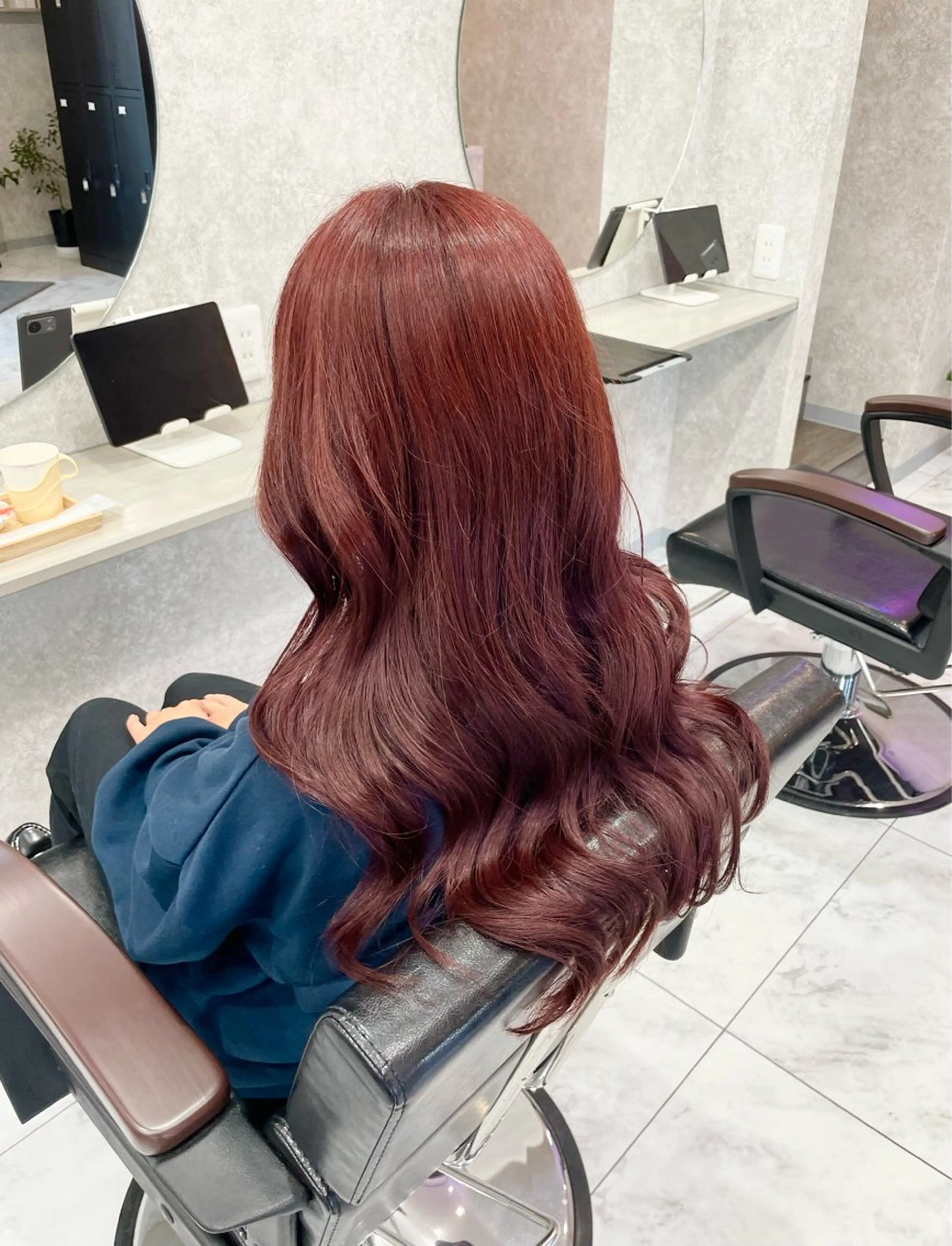 ロング 🦋ハイトーン🦋 石山 希理🦋のヘアスタイル