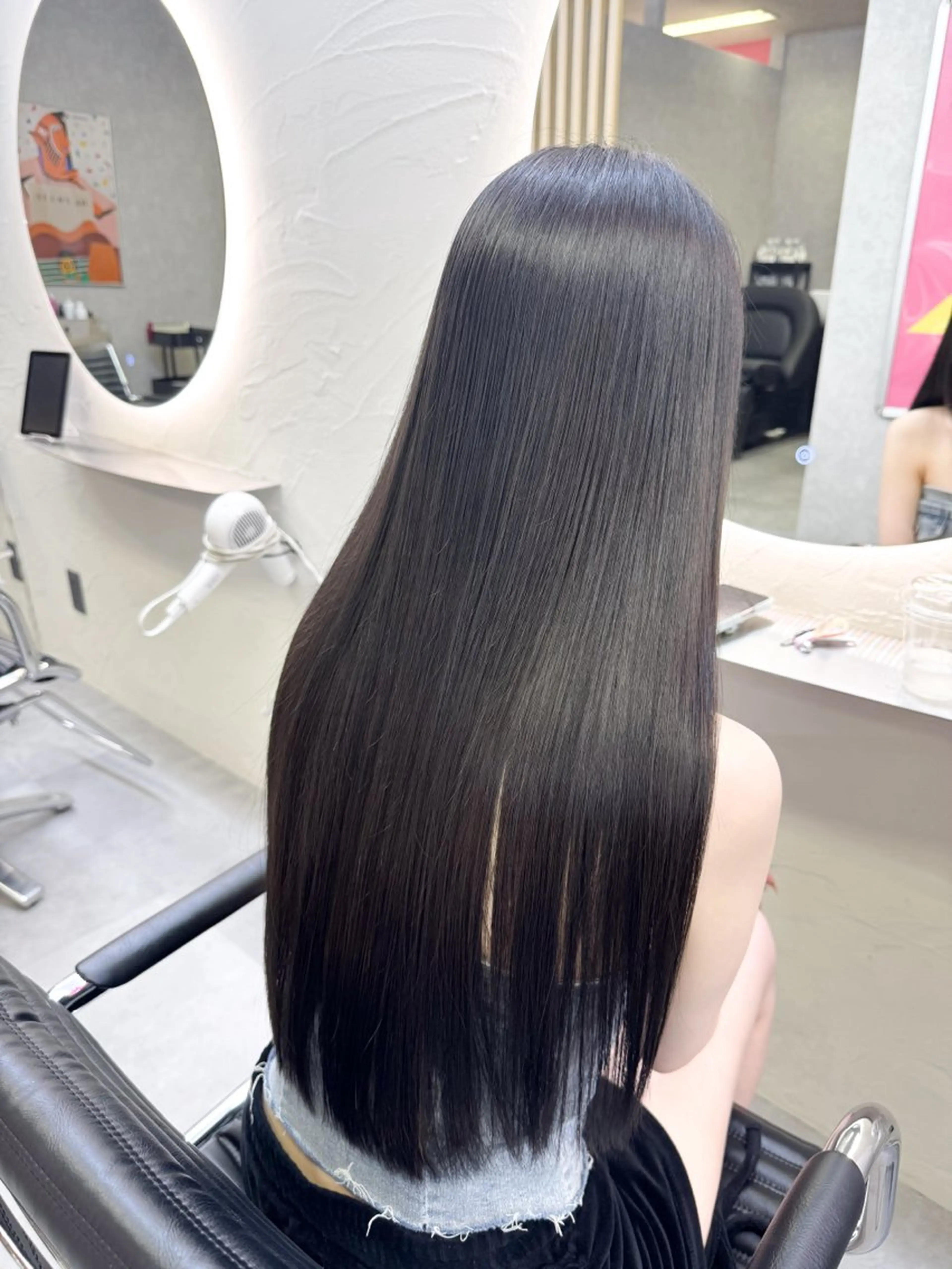 地毛風ストレートの写真