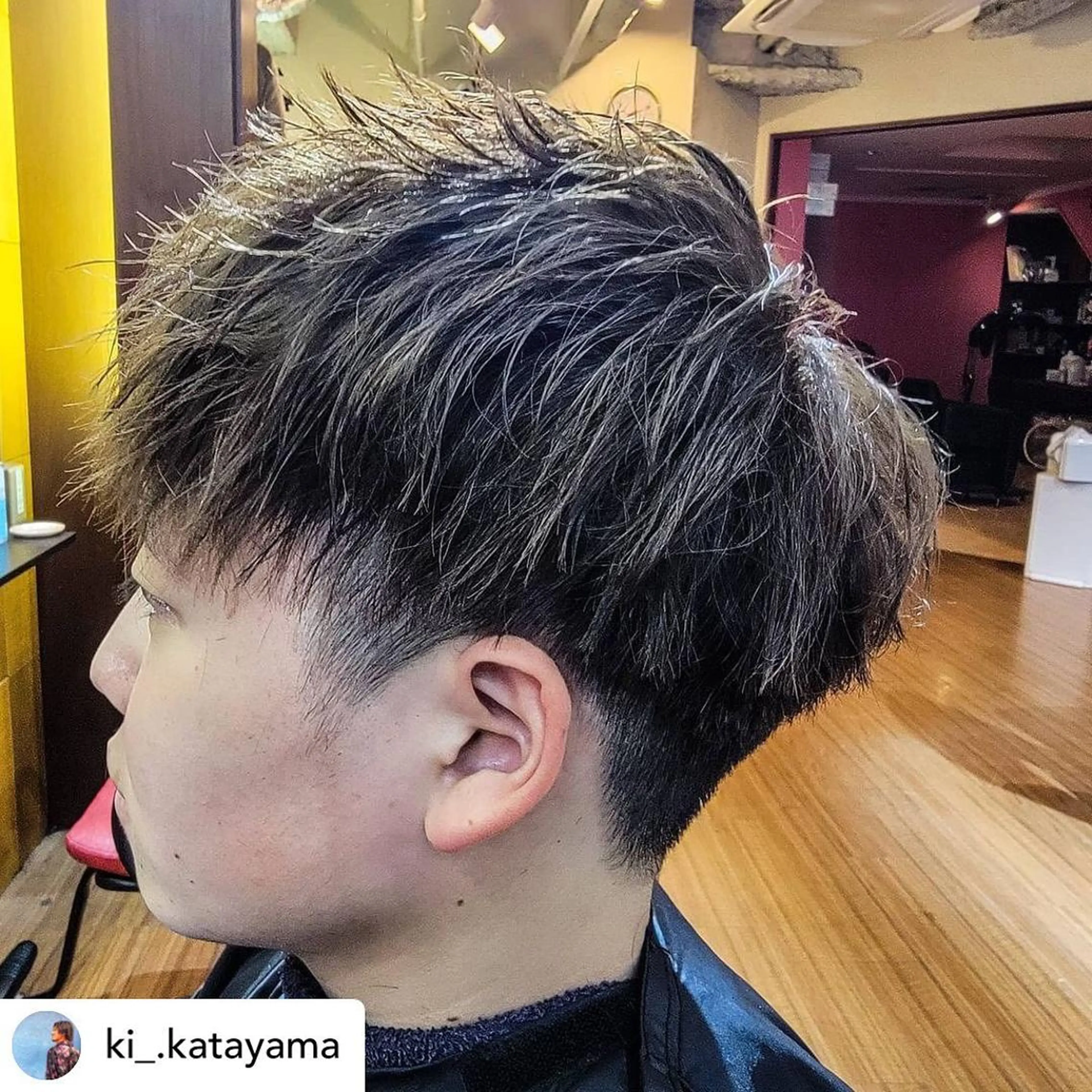 ミディアム カラー メンズ ミディアムパーマ メンズパーマ 🩷Eny terrace🩷のヘアスタイル