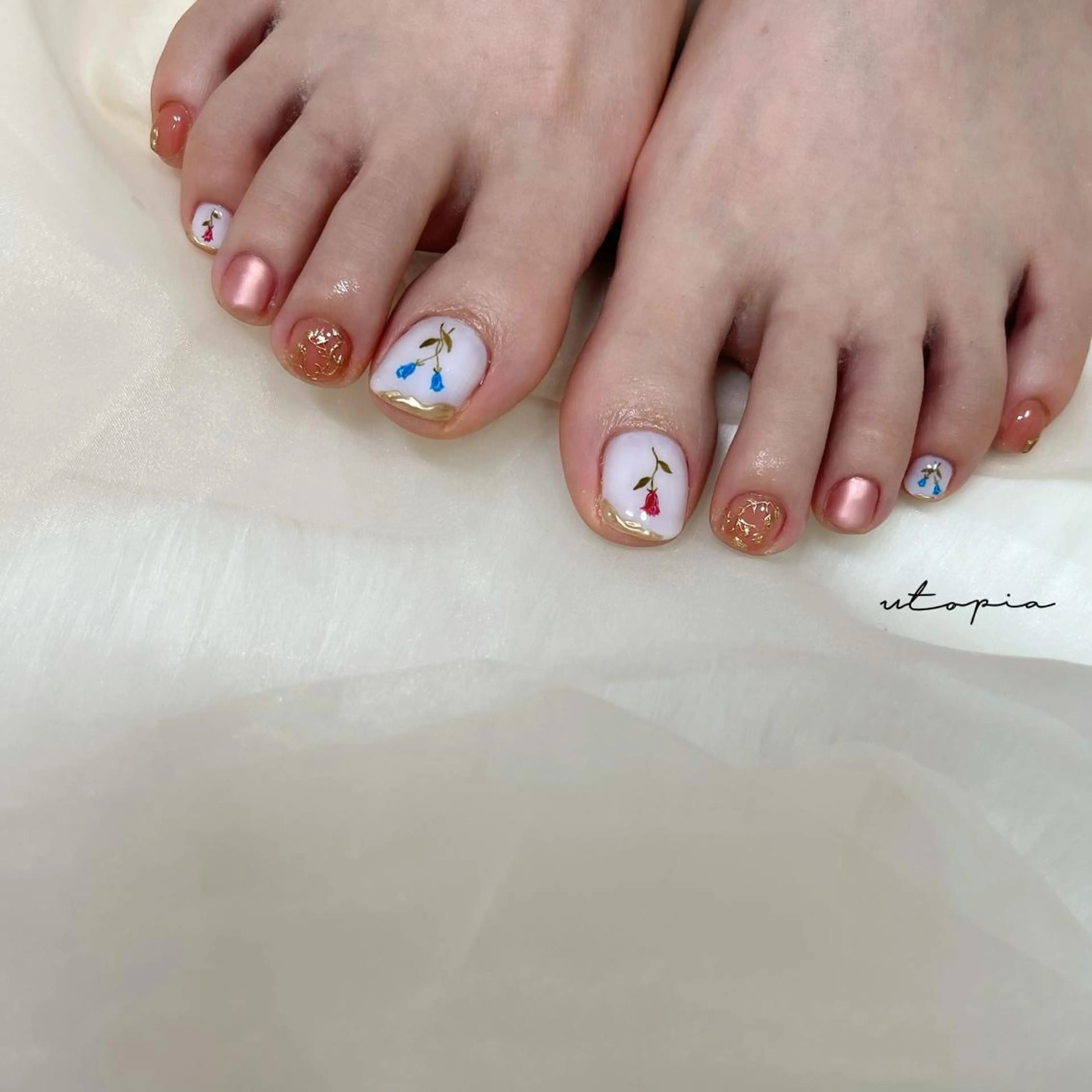 ネイル フットネイル Utopia nail_のネイルデザイン