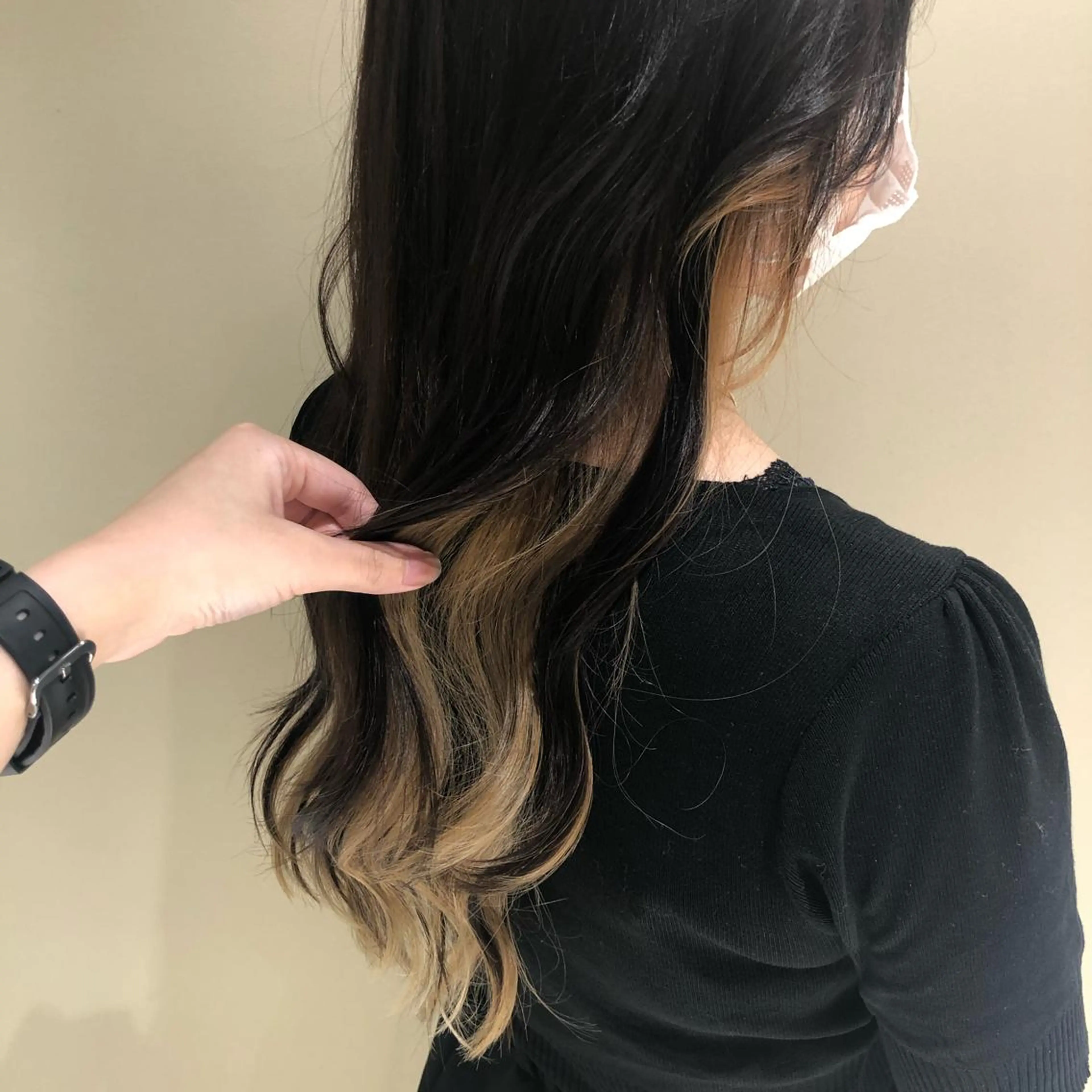 ロング カラー カット ヘアカラー 韓国風ヘア 🇰🇷清水しいなのヘアスタイル