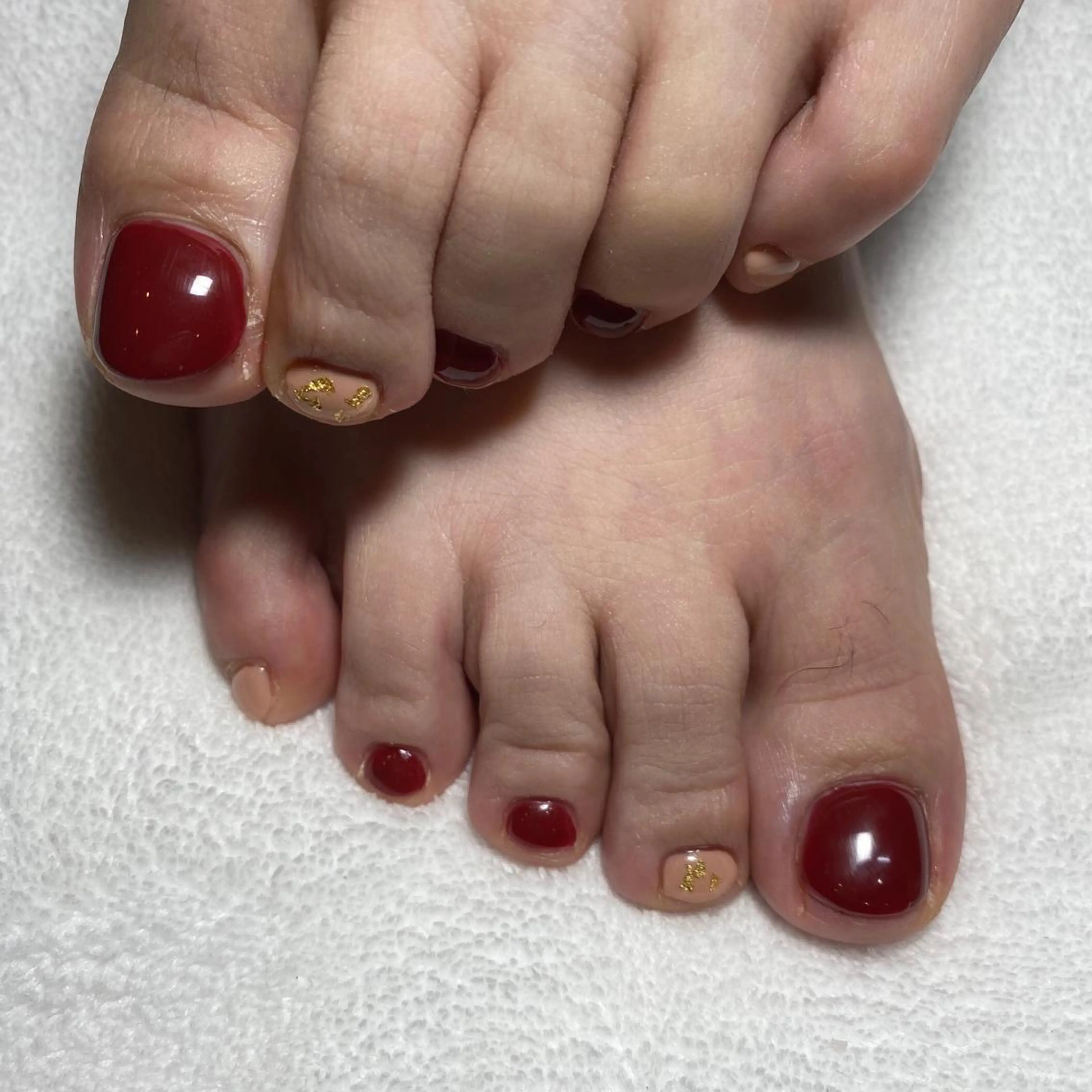 ネイル フットネイル フットネイル nail salon Bayのネイルデザイン