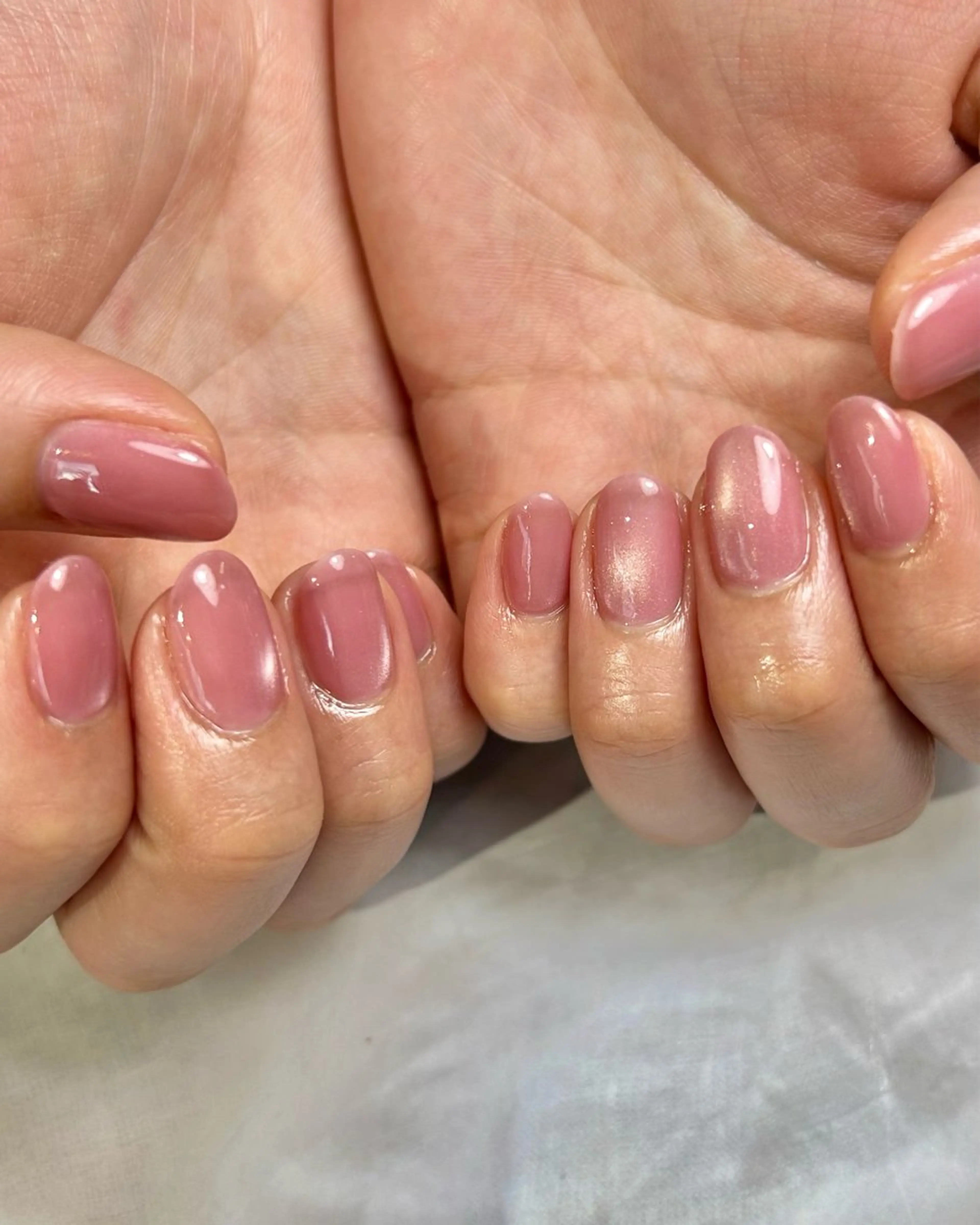 ネイル ピンク ハンドネイル Reflection marikoのネイルデザイン