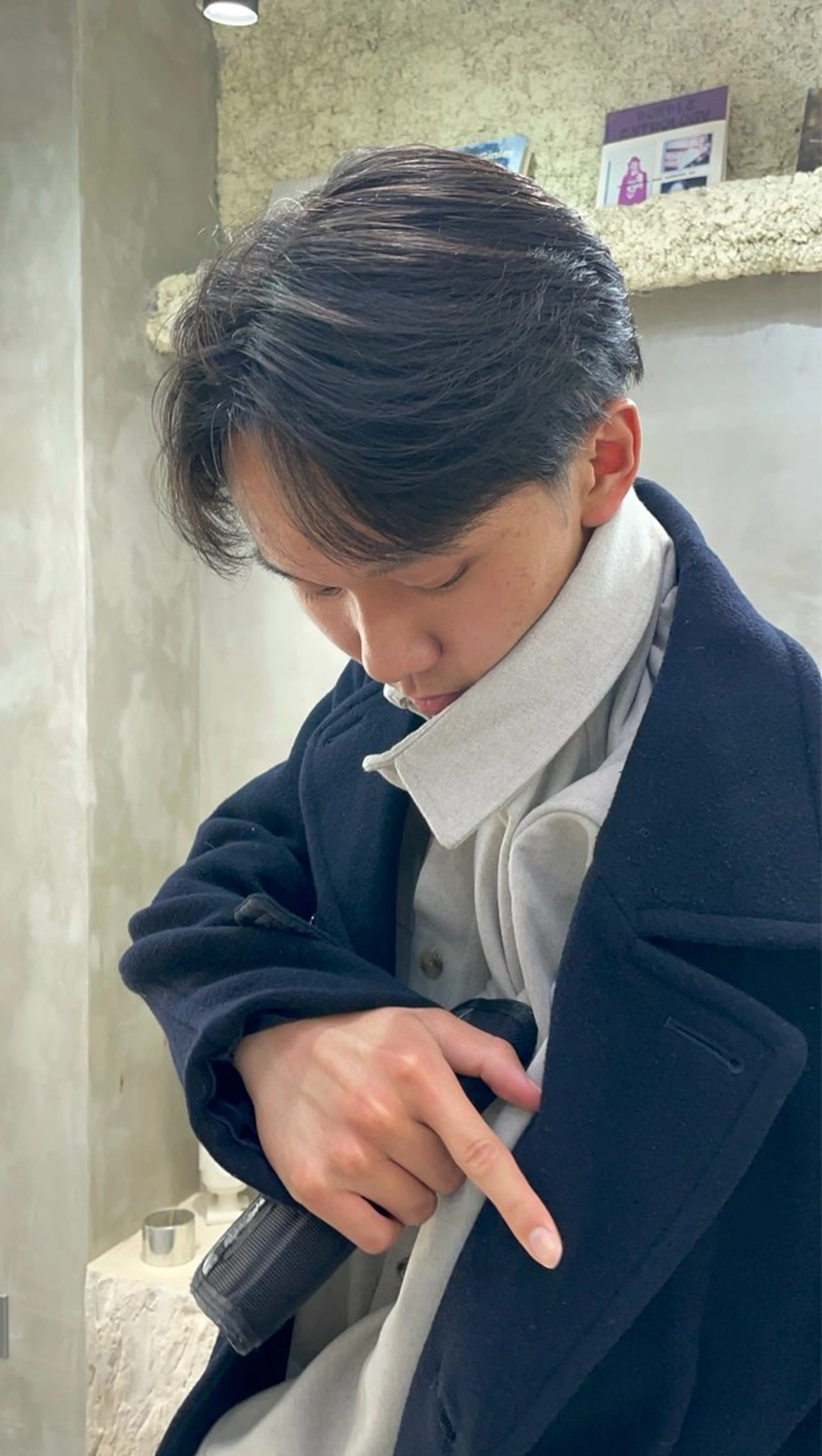 パーマ メンズ メンズパーマ ニュアンスパーマ the path Seiyaのヘアスタイル