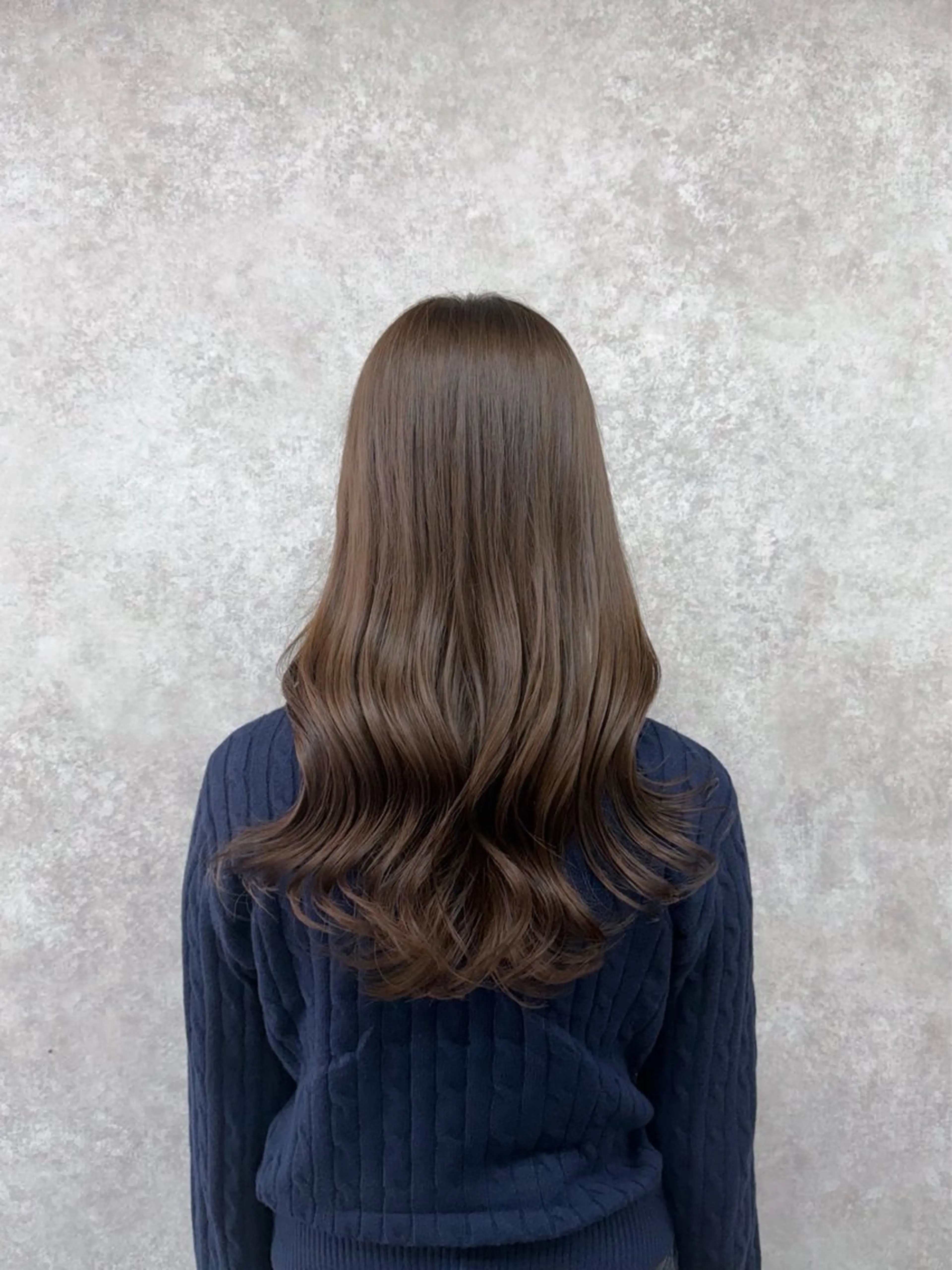 ロング カラー ベージュカラー ブリーチ カット ヘアカラー トリートメント 村田梨乃/ minim hairのヘアスタイル