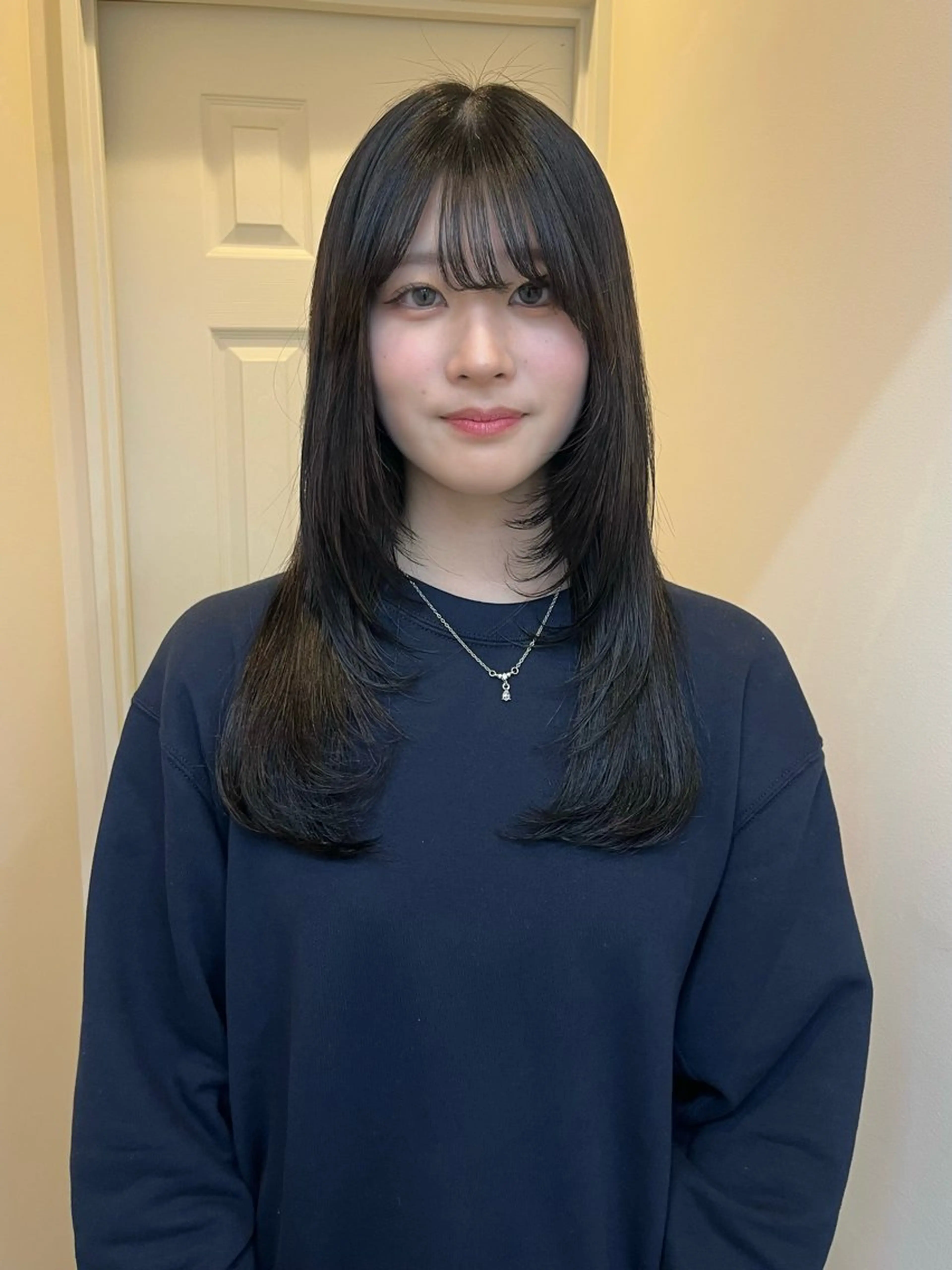 ロング カット yuka/ロング/ レイヤーカットモデルのヘアスタイル