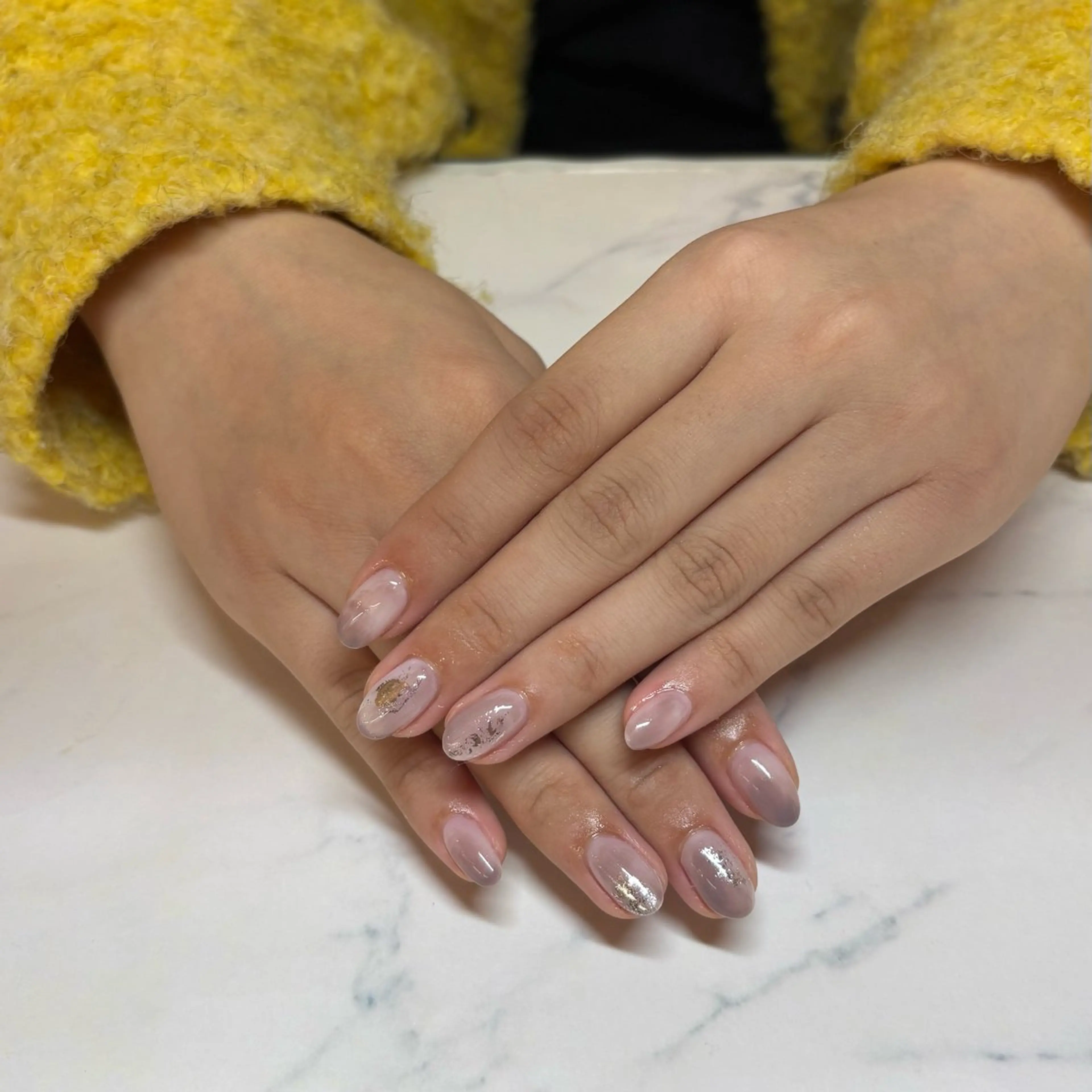 ネイル ニュアンスネイル 💫 さりのネイルデザイン