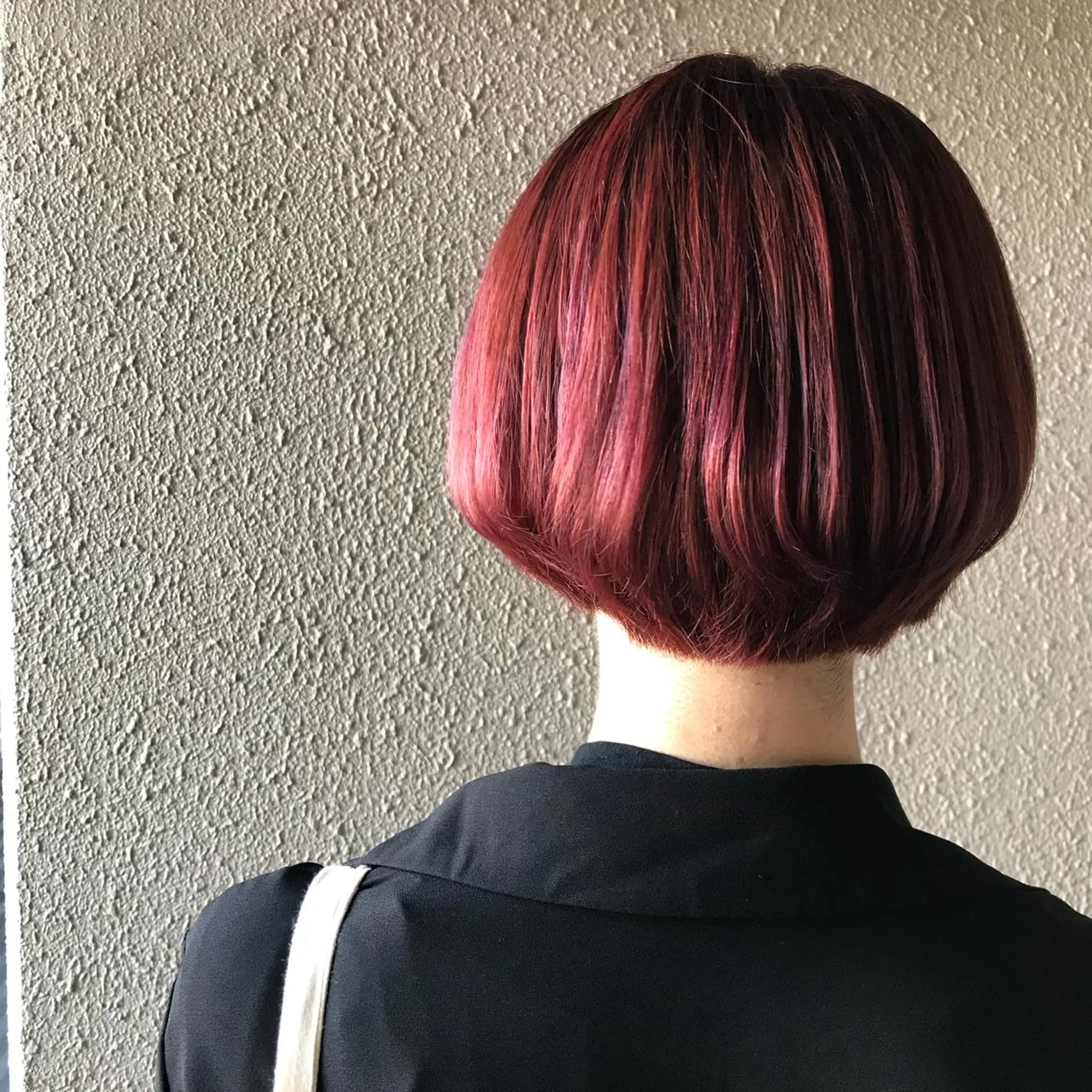 カラー レッドカラー chouette/ 根本優希のヘアスタイル