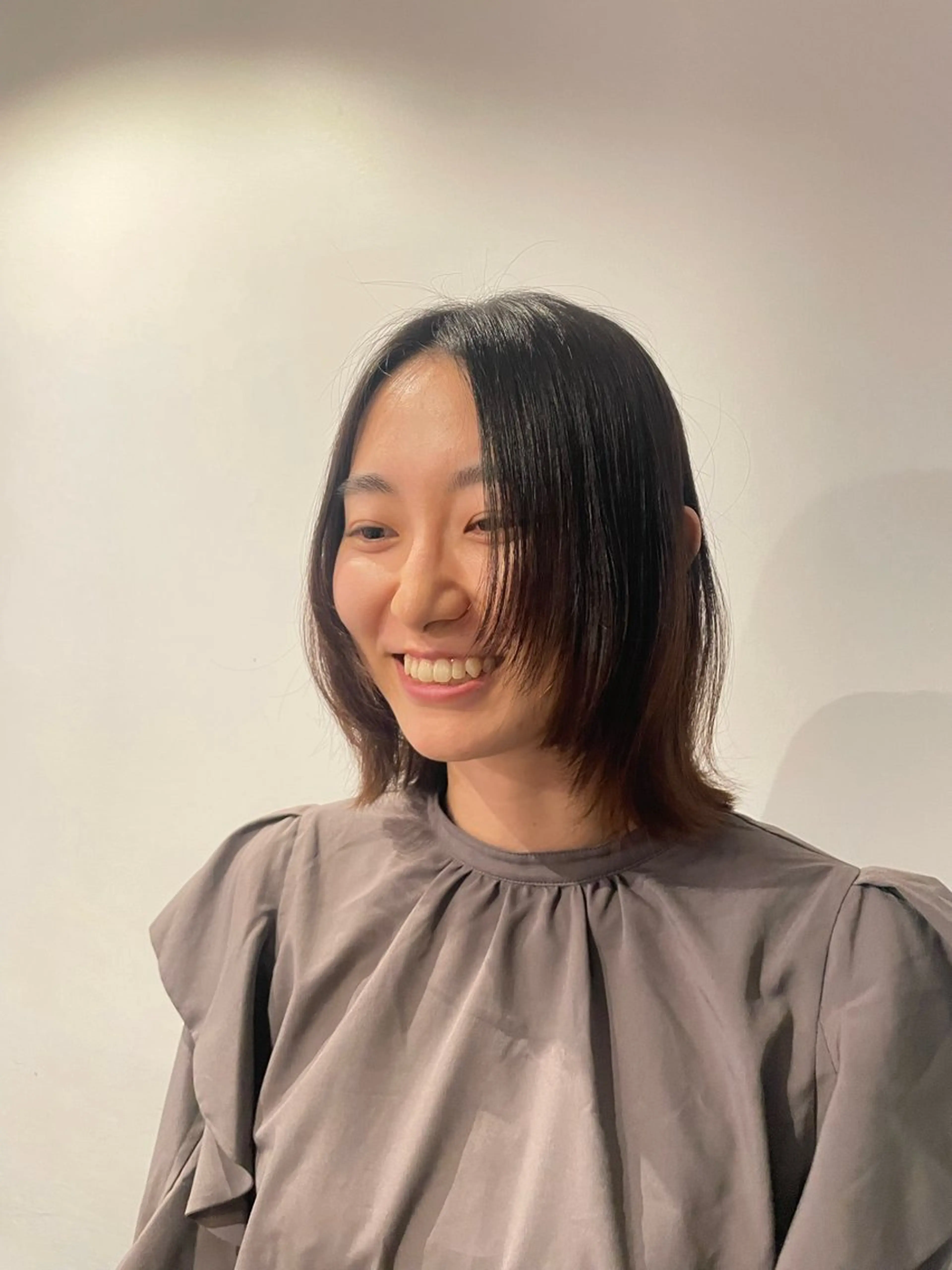 ミディアム ボブレイヤー ボブ レイヤーカット ゆるふわガーリーst yle🩰yuukaのヘアスタイル