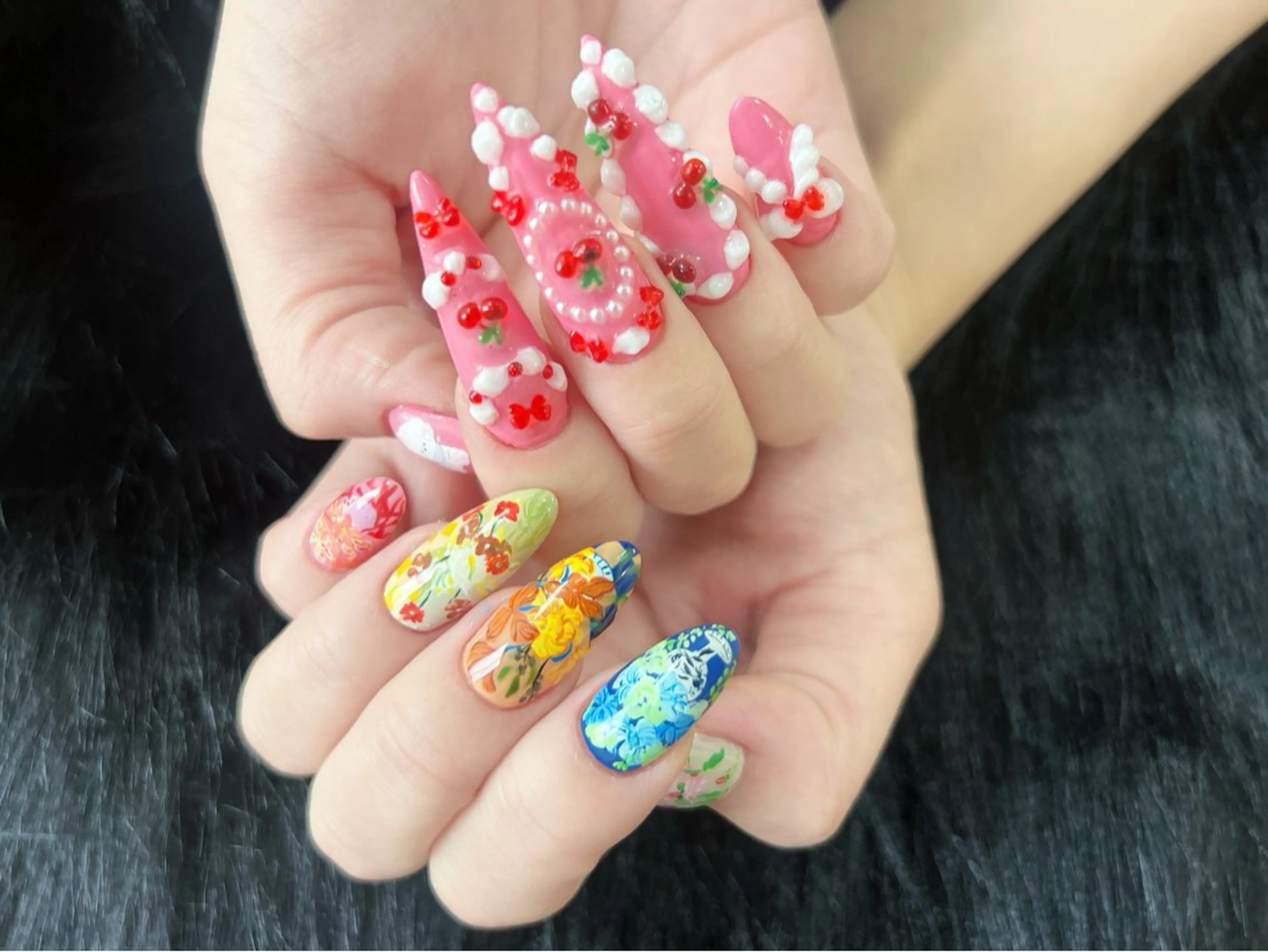 ネイル 長さ出し スカルプネイル ハンドネイル Painty nailのネイルデザイン
